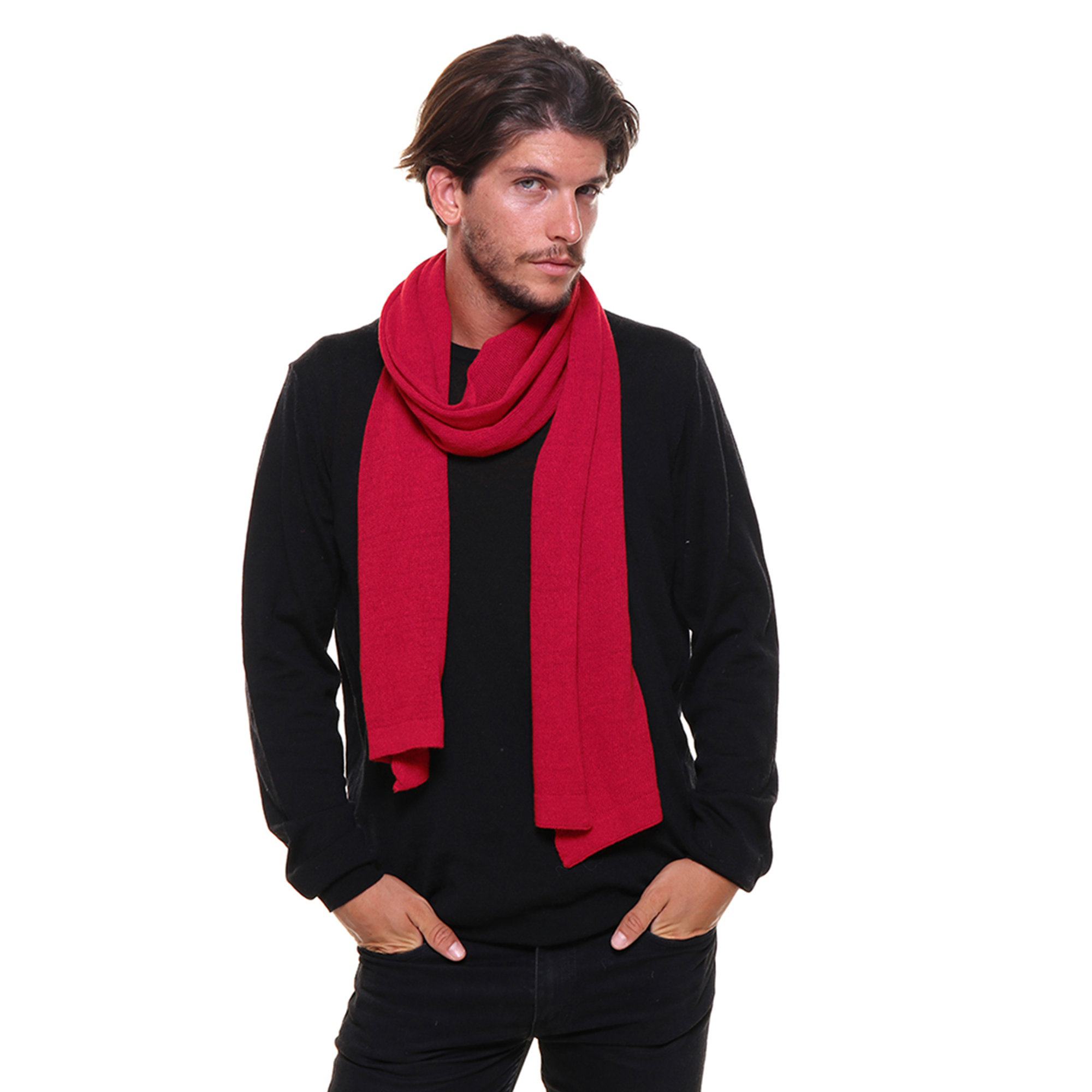 Sciarpa rosso Mandel Accessori vista1