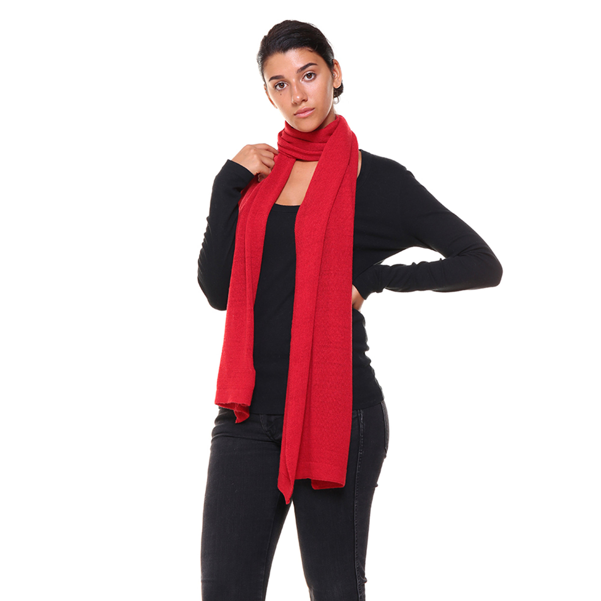 Sciarpa rosso Mandel Accessori vista2