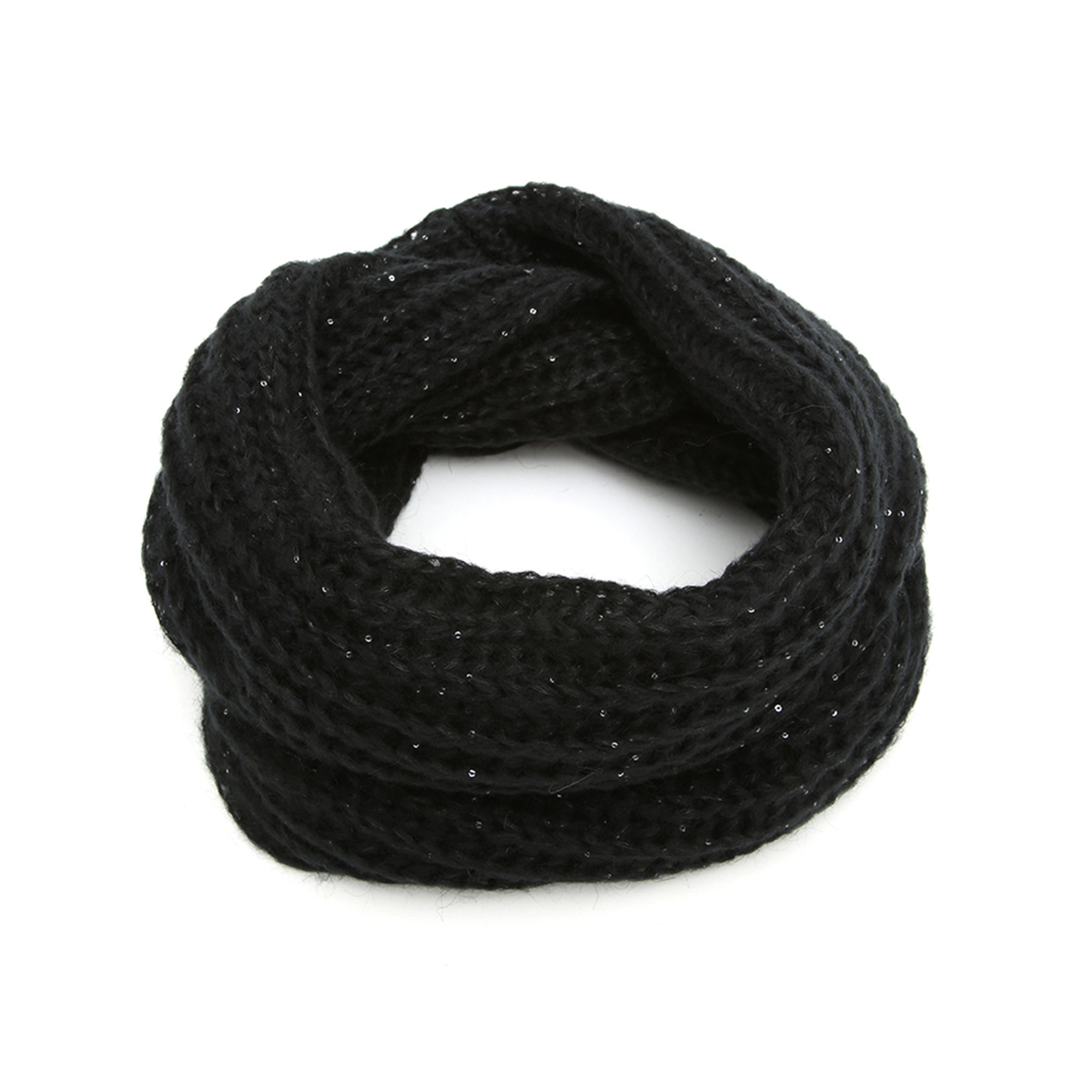 Collo glitter nero Mandel Accessori vista0