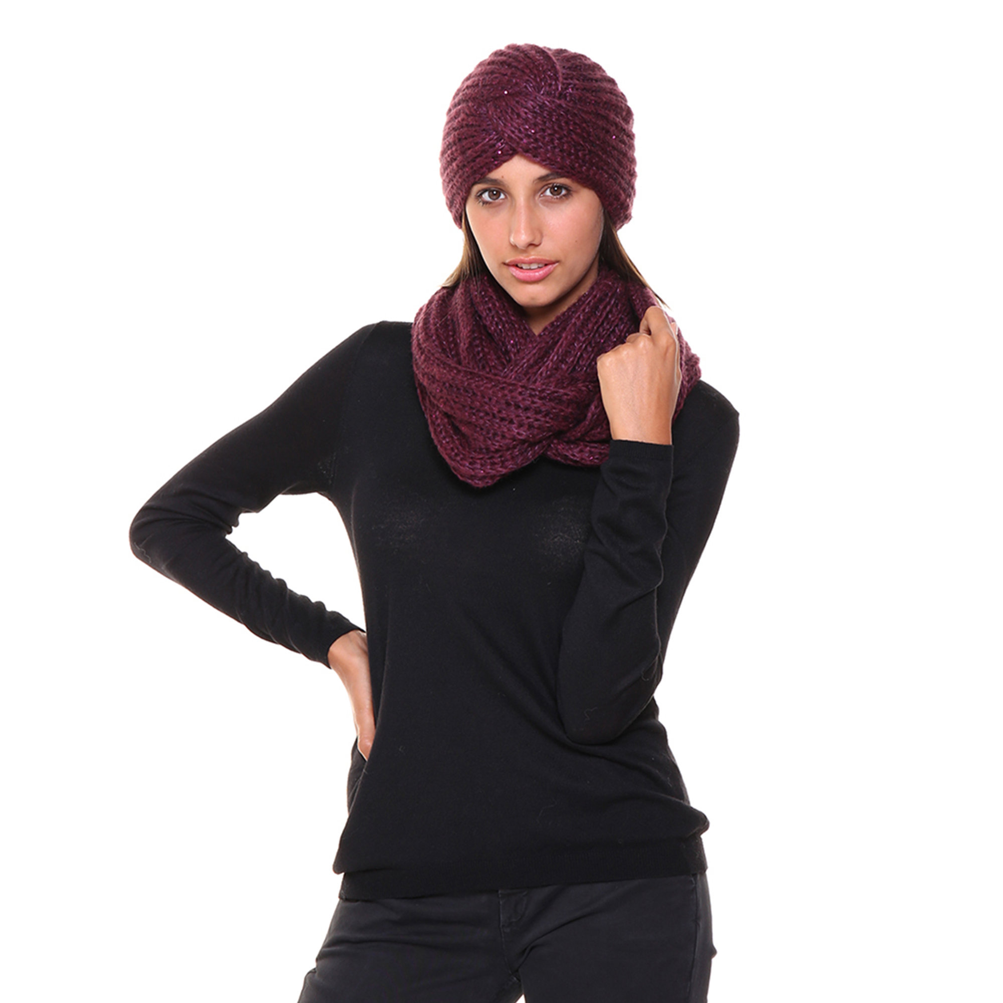 Turbante vinaccia Mandel Accessori vista1