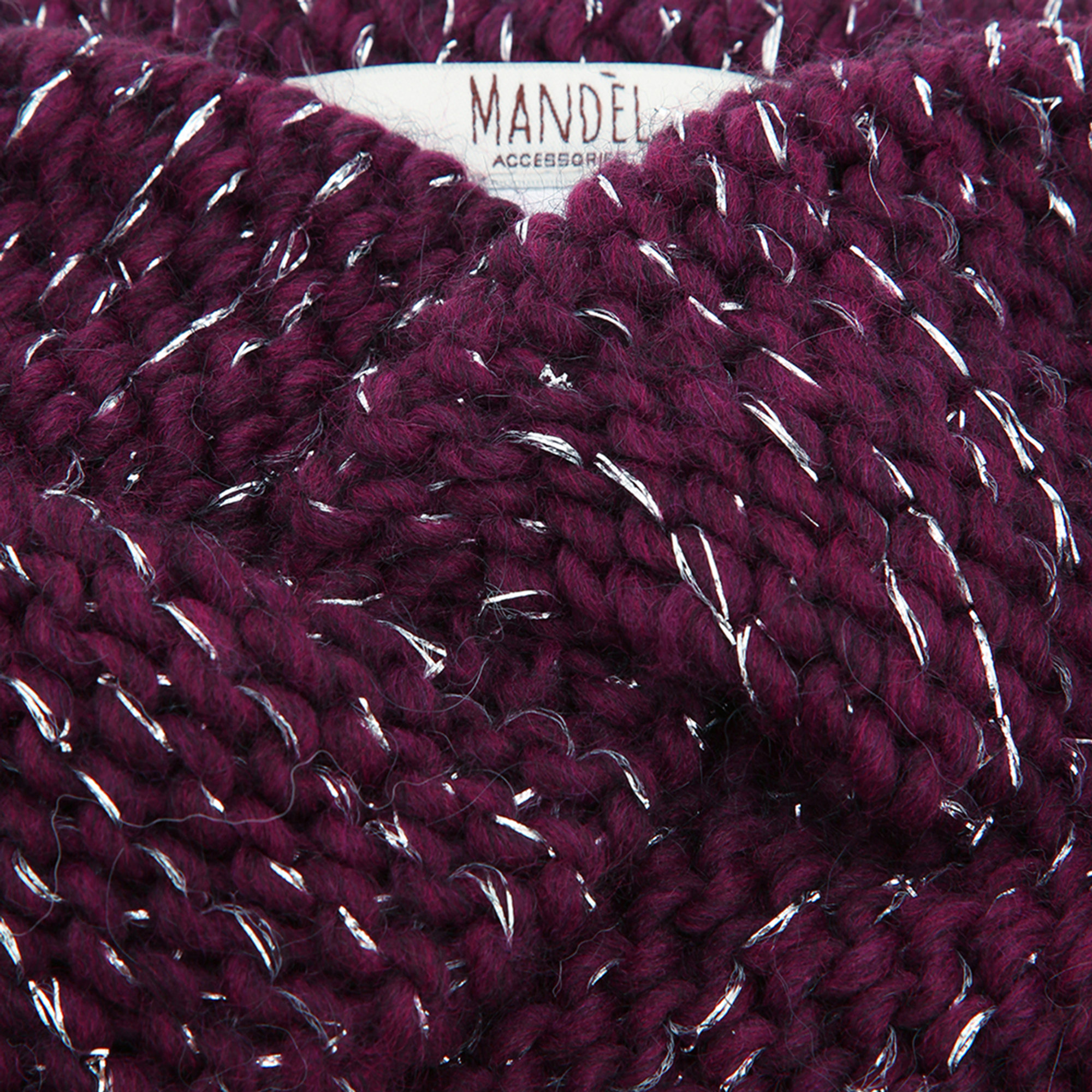 Fascia glitter bordeaux Mandel Accessori vista2