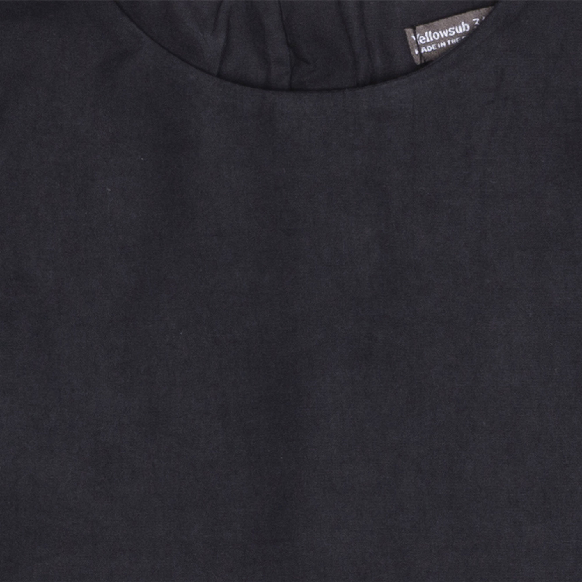 Blusa con maniche a palloncino nera Yellowsub vista2