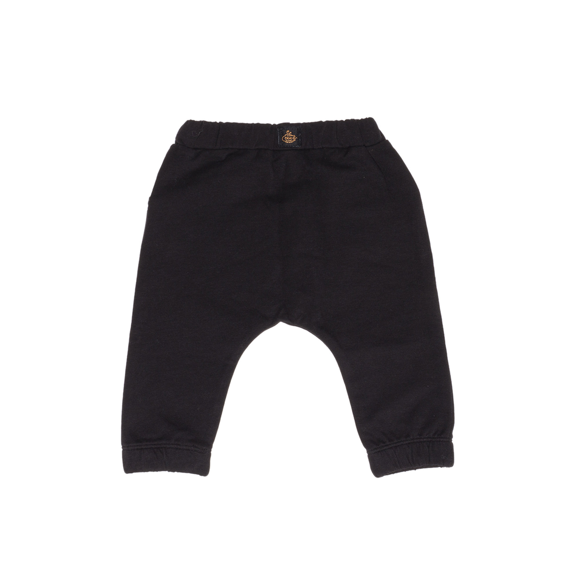 Pantaloni in cotone stretch nero Yellowsub vista1