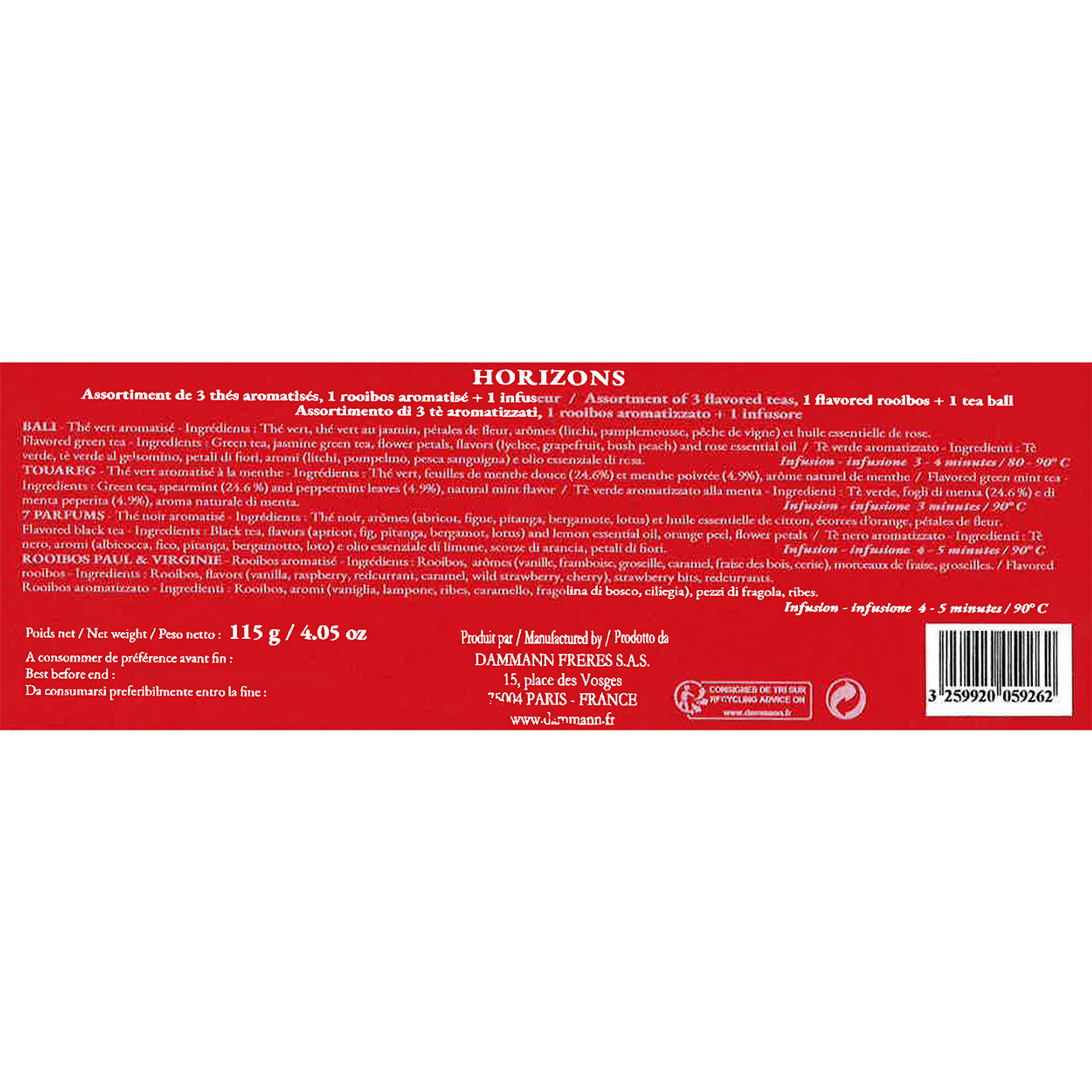 Coffret Horizons Dammann Frères vista8