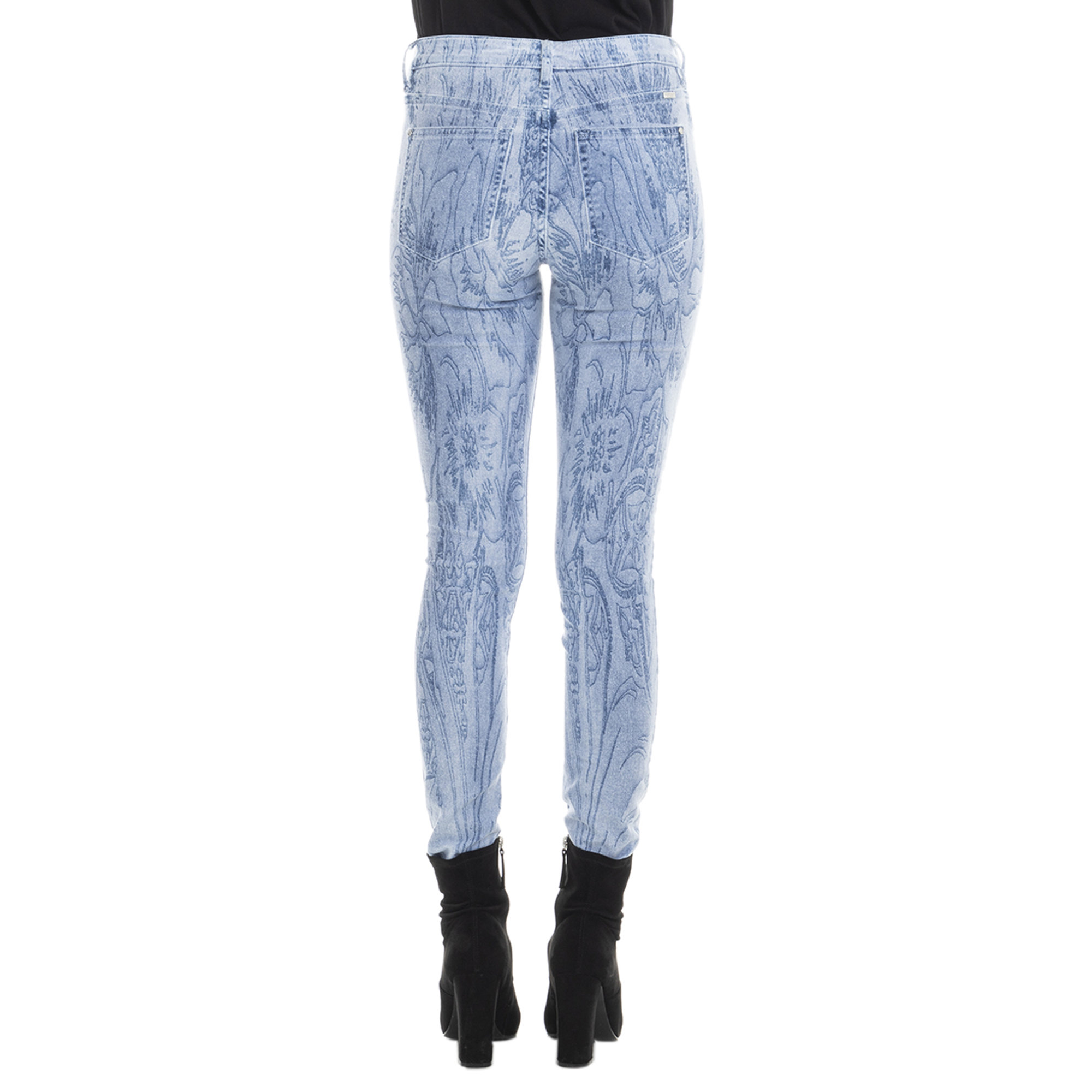 Jeans a cinque tasche stretch a fantasia Guess by Marciano vista2