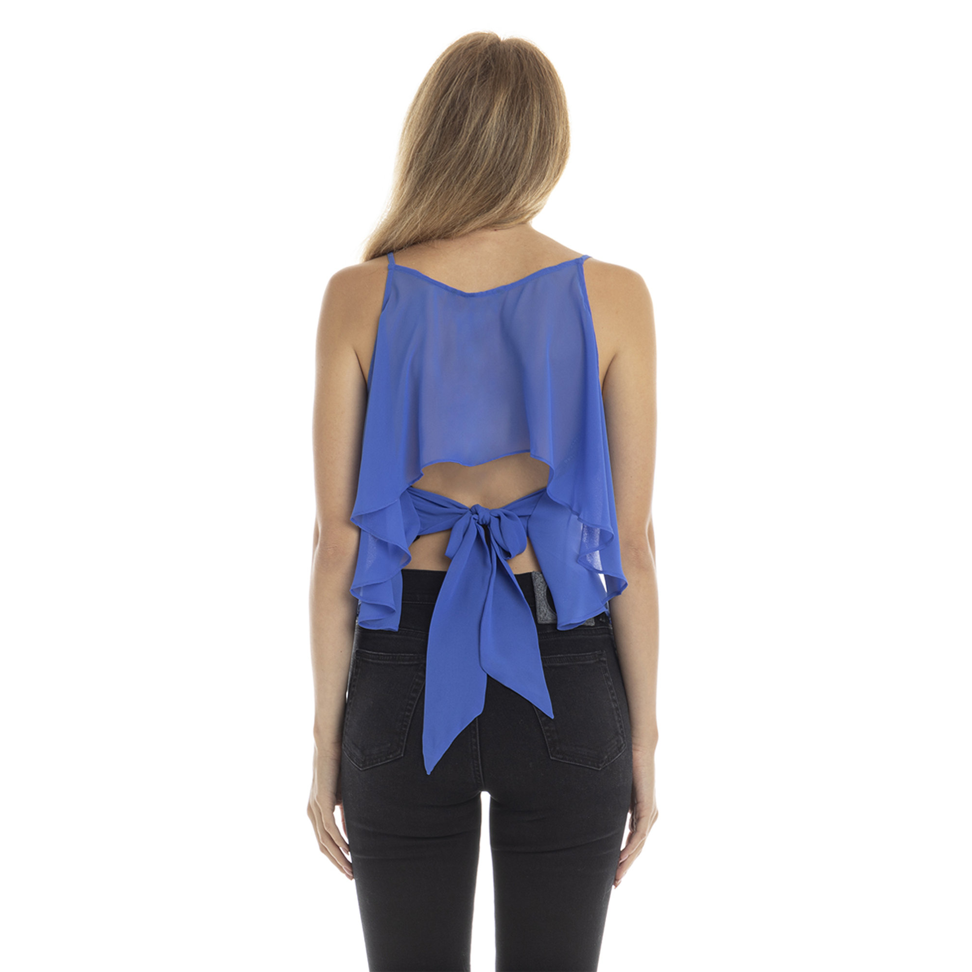 Top fluido blu royal Guess by Marciano vista2