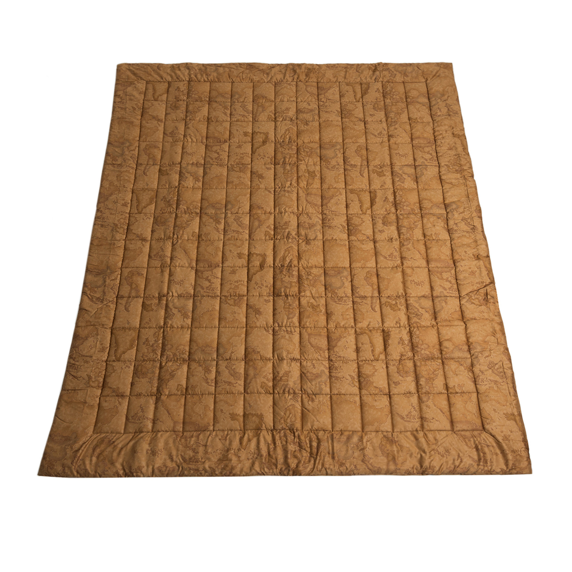 Trapunta 1 piazza e mezza GEO_LUXURY 230x260, bronzo Alviero Martini Home vista1