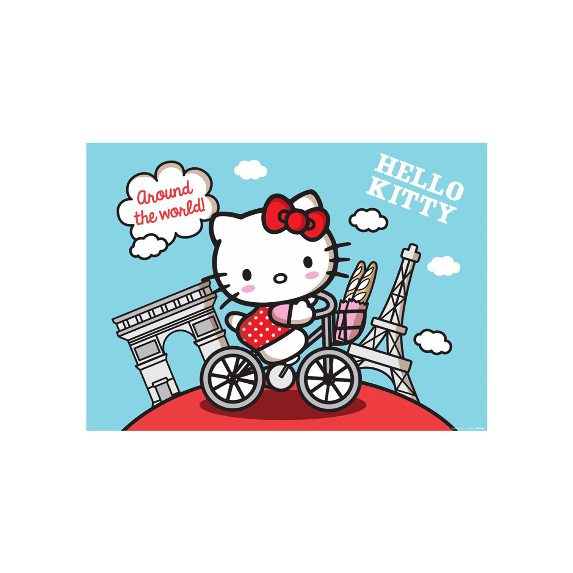 Maxi arte mural Hello Kitty Cameretta Disney vista0