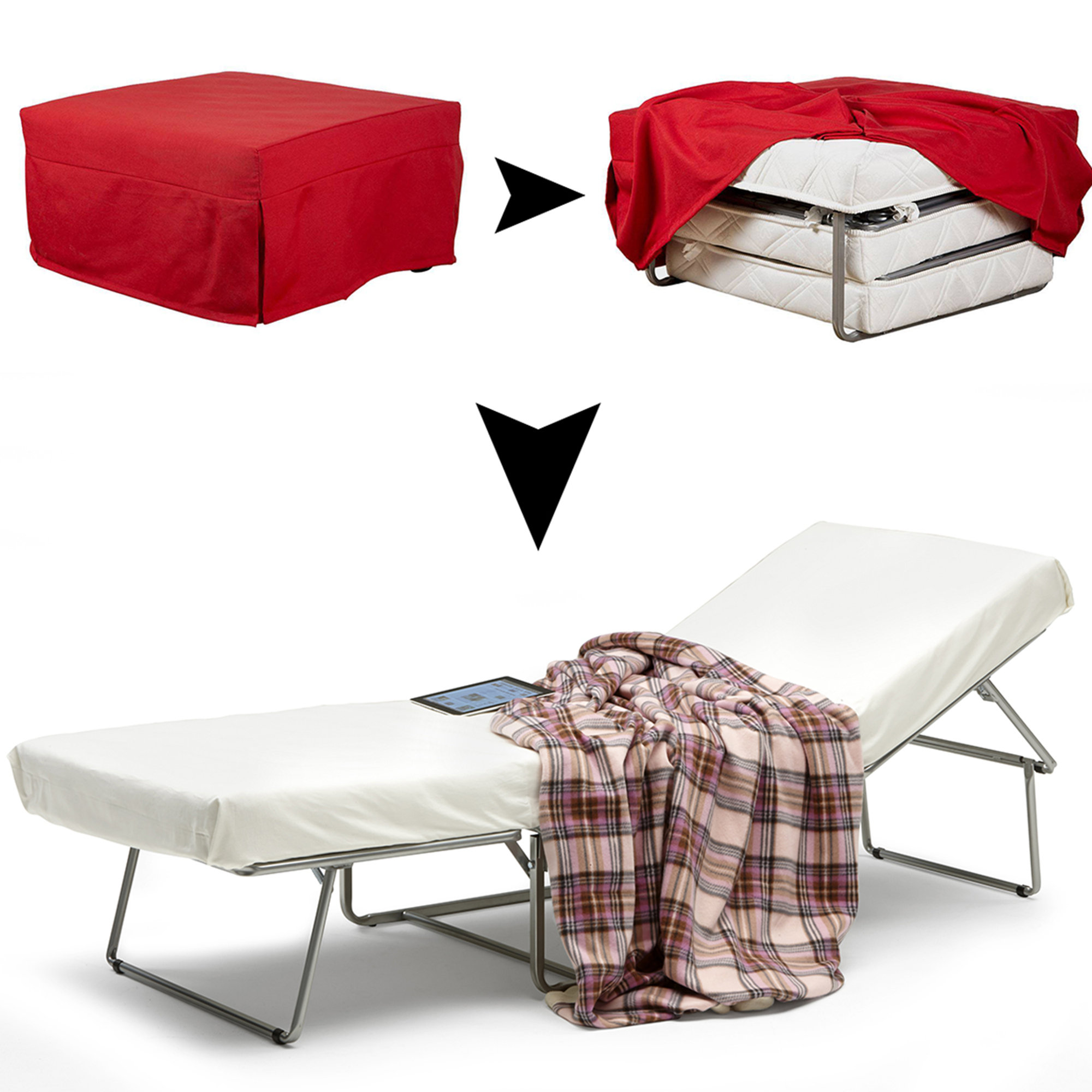 Evolution B01 - Pouff letto Vintage Inspiration vista6
