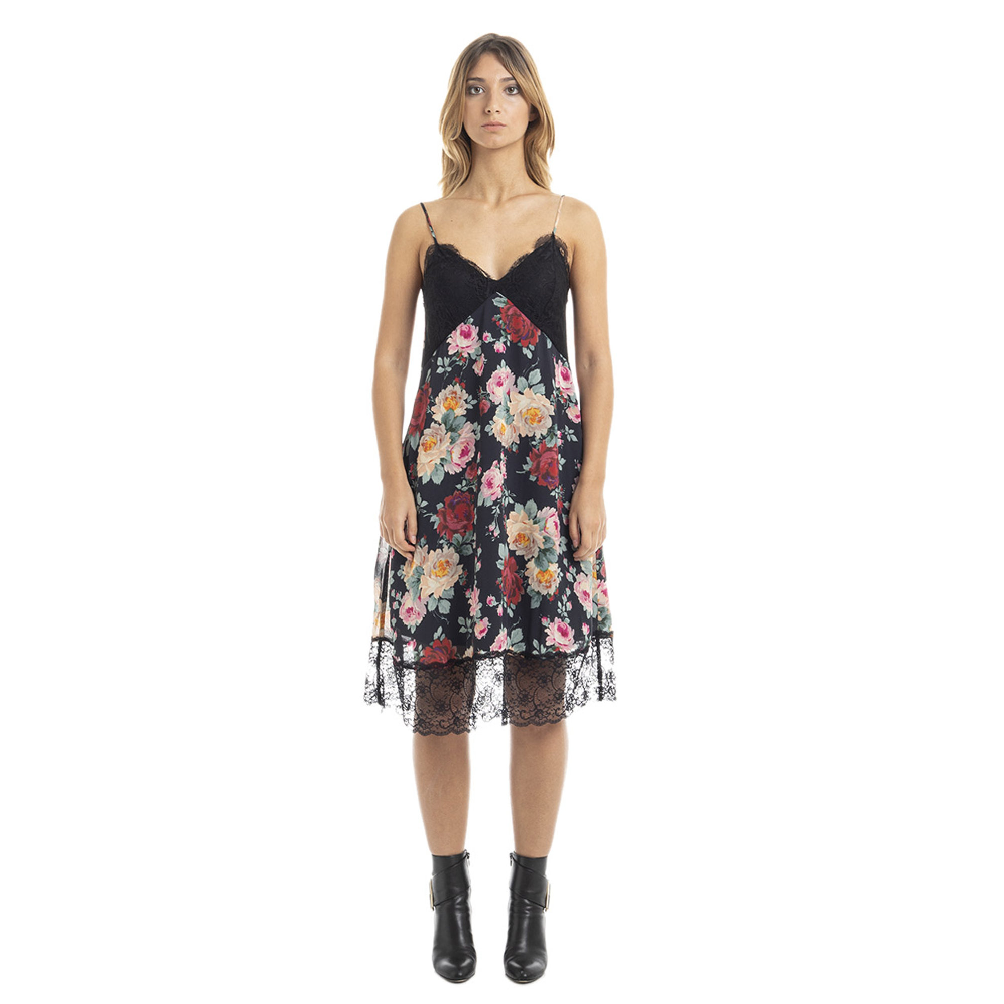Abito a sottoveste con stampa floreale Twinset vista0