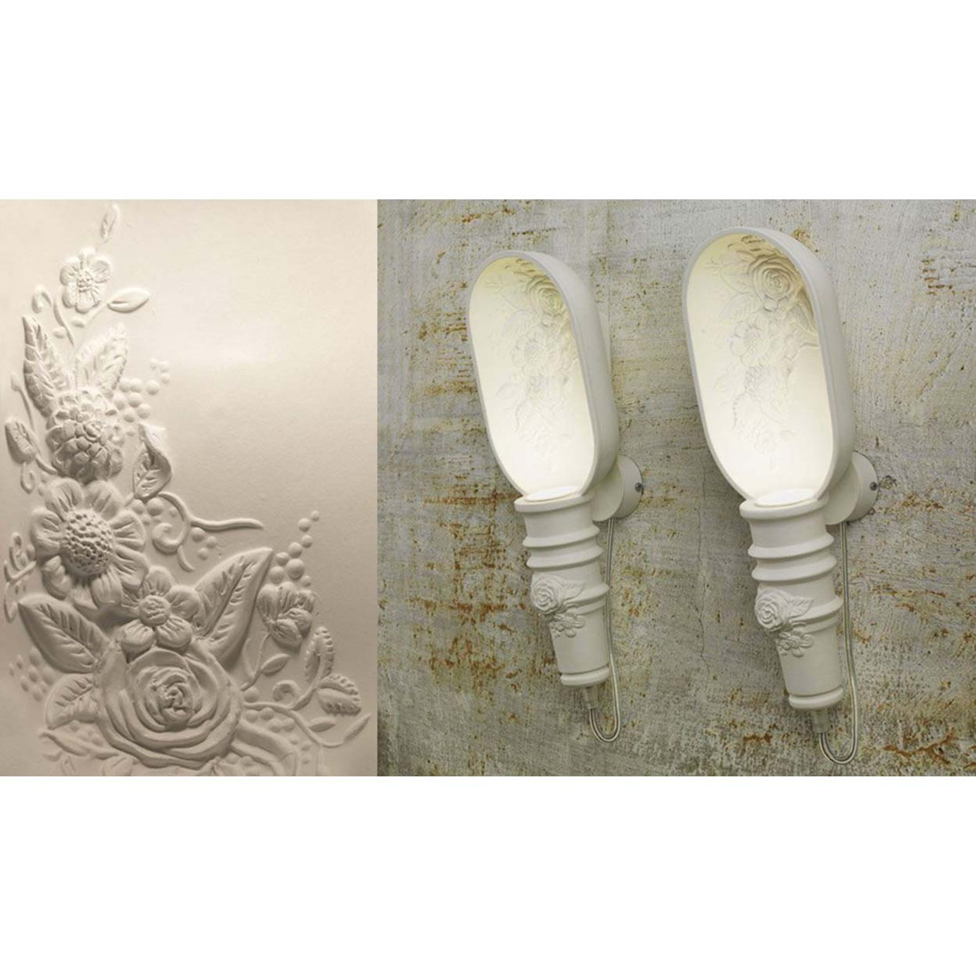 Applique WORK IN PROGRESS, bianco KARMAN obsoleto vista1