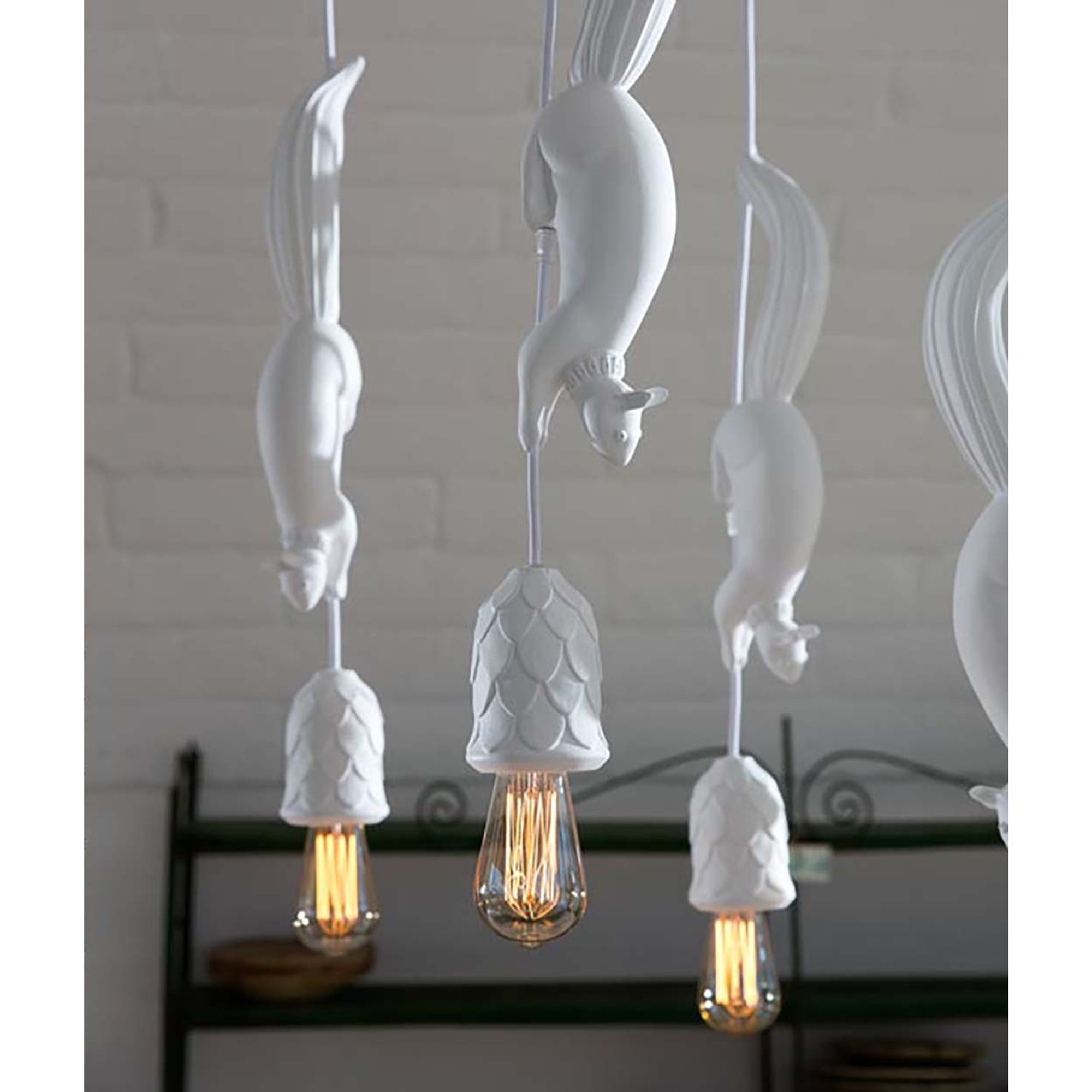 Lampada a sospensione SHERWOOD E ROBIN, bianco KARMAN vista2