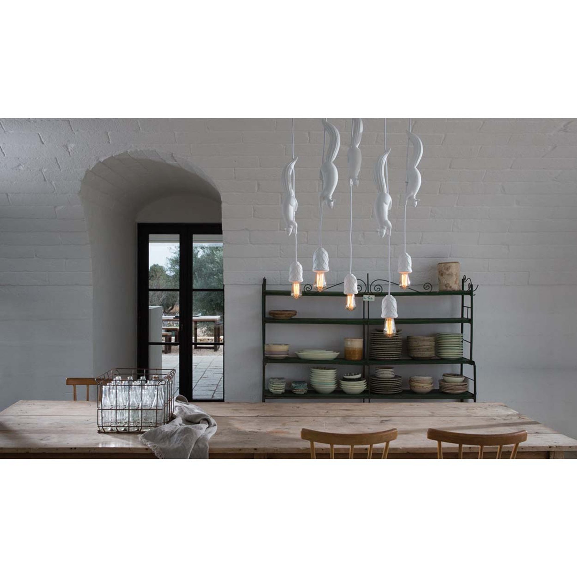 Lampada a sospensione SHERWOOD E ROBIN, bianco KARMAN vista3