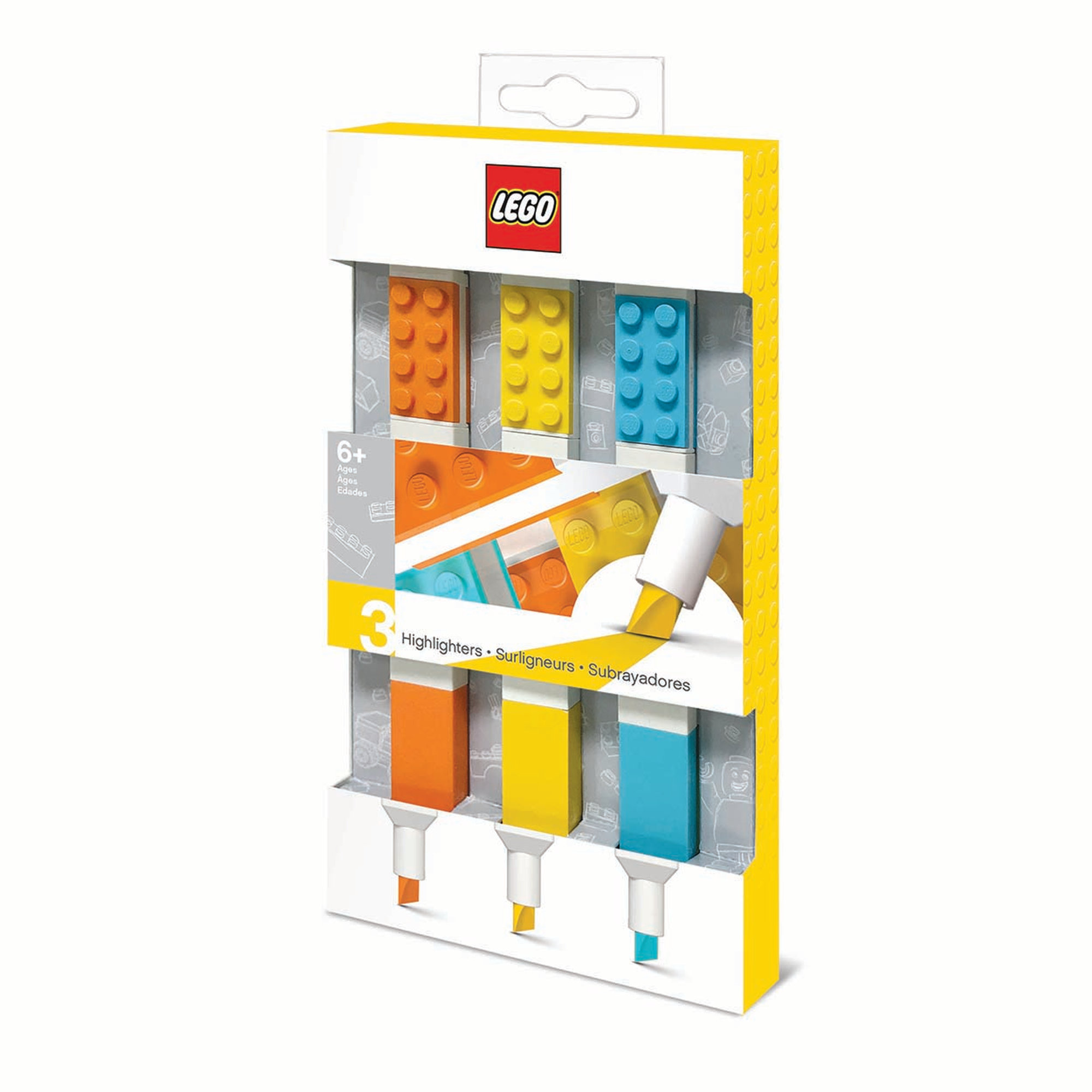 Evidenziatori - set 3 pezzi LEGO vista0