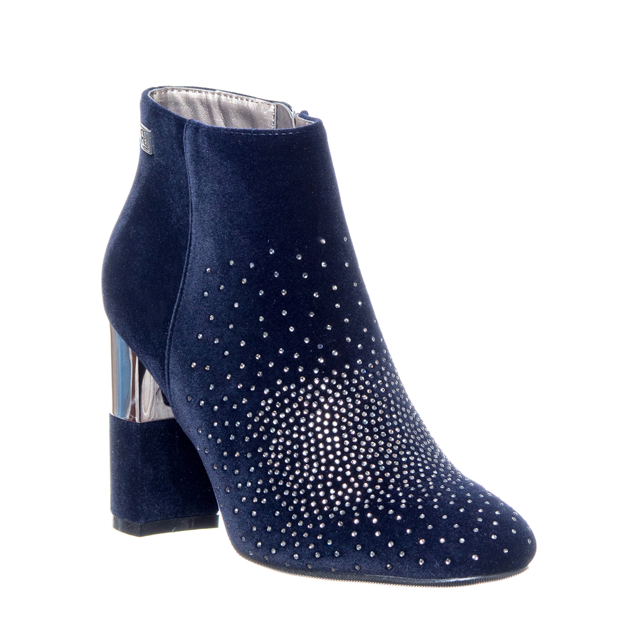 Stivaletti con strass a contrasto blu SKU PROBLEMATICI vista3