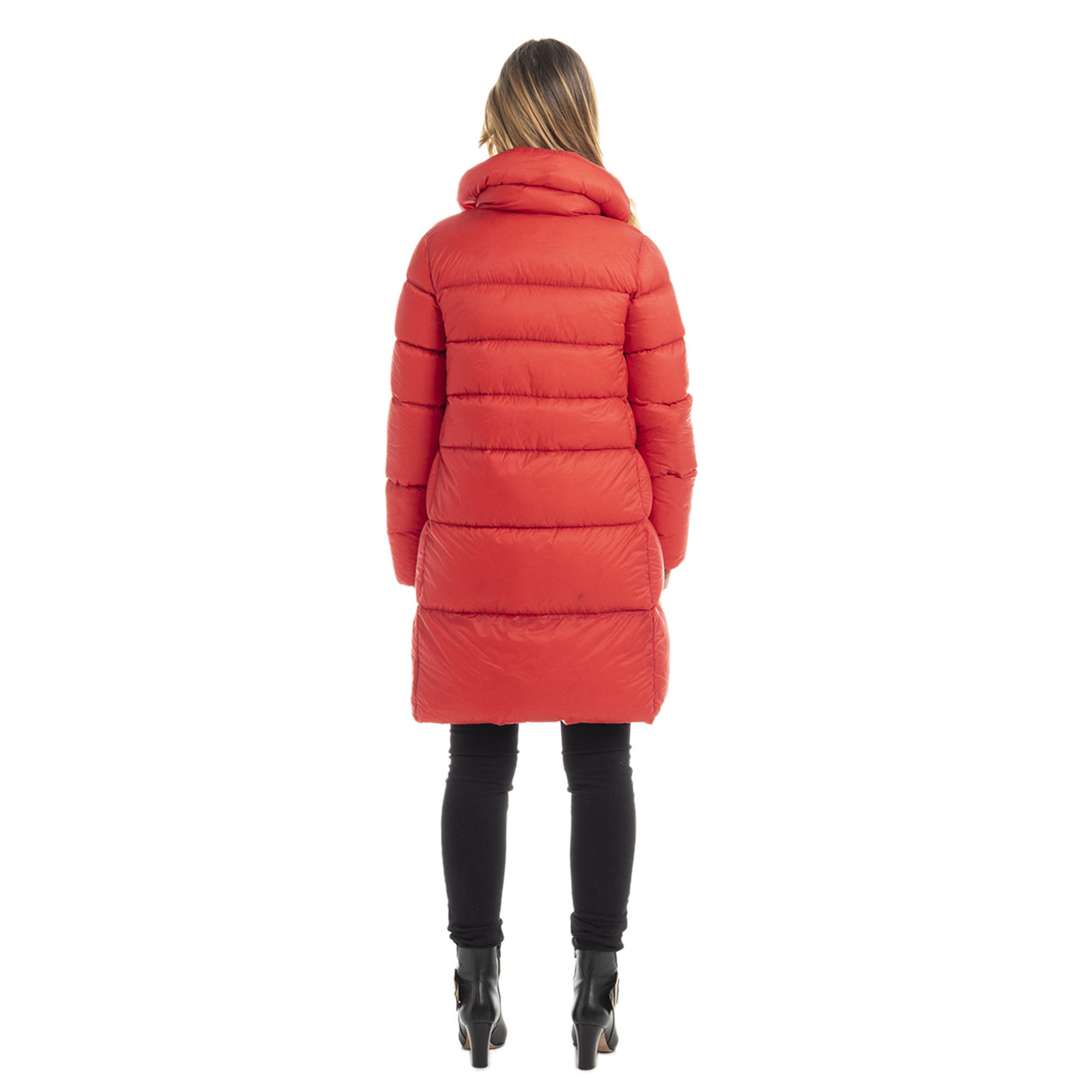 Piumino a tre quarti rosso RRD  vista2