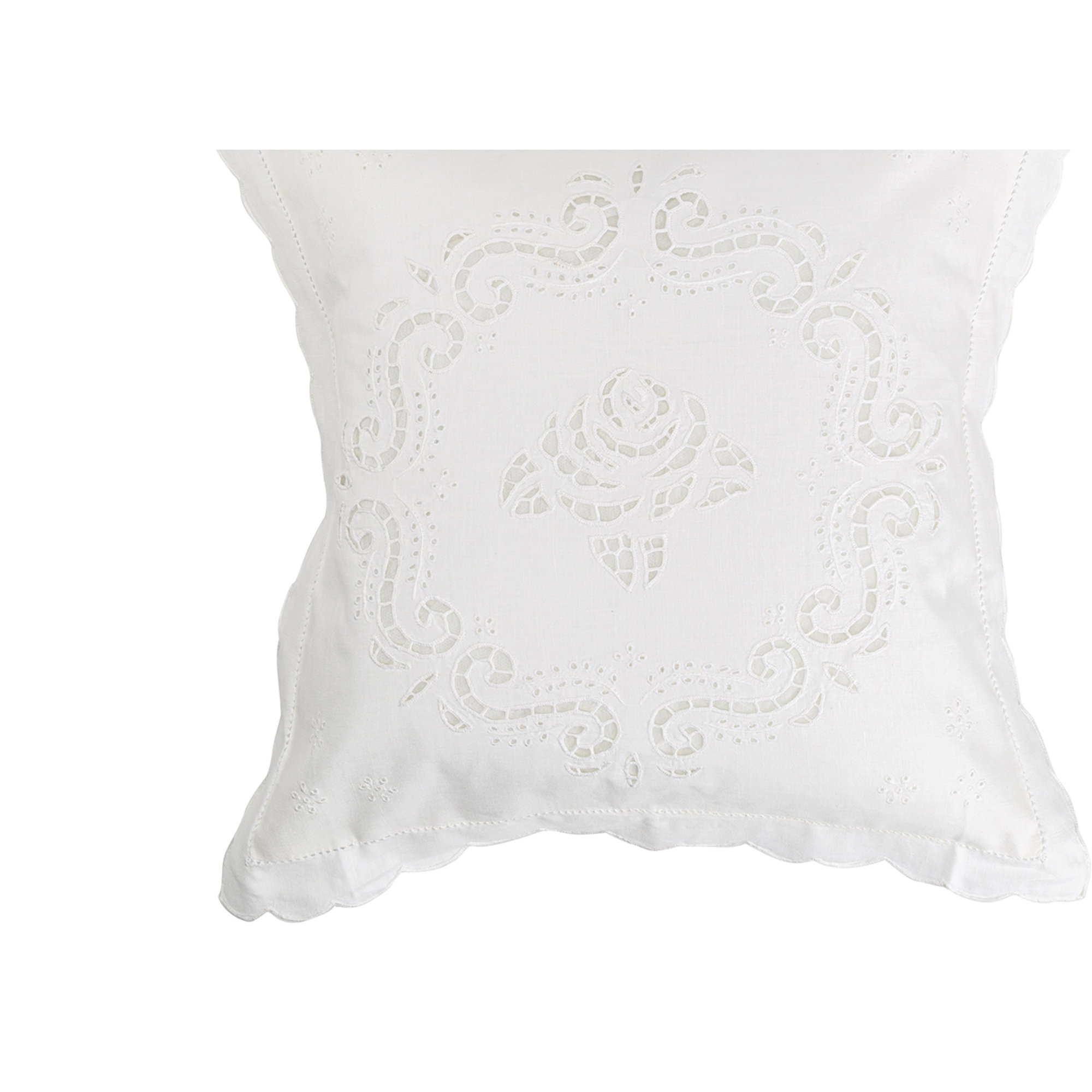 Cuscino arredo MARY'S ROSE, bianco Zenoni & Colombi vista2