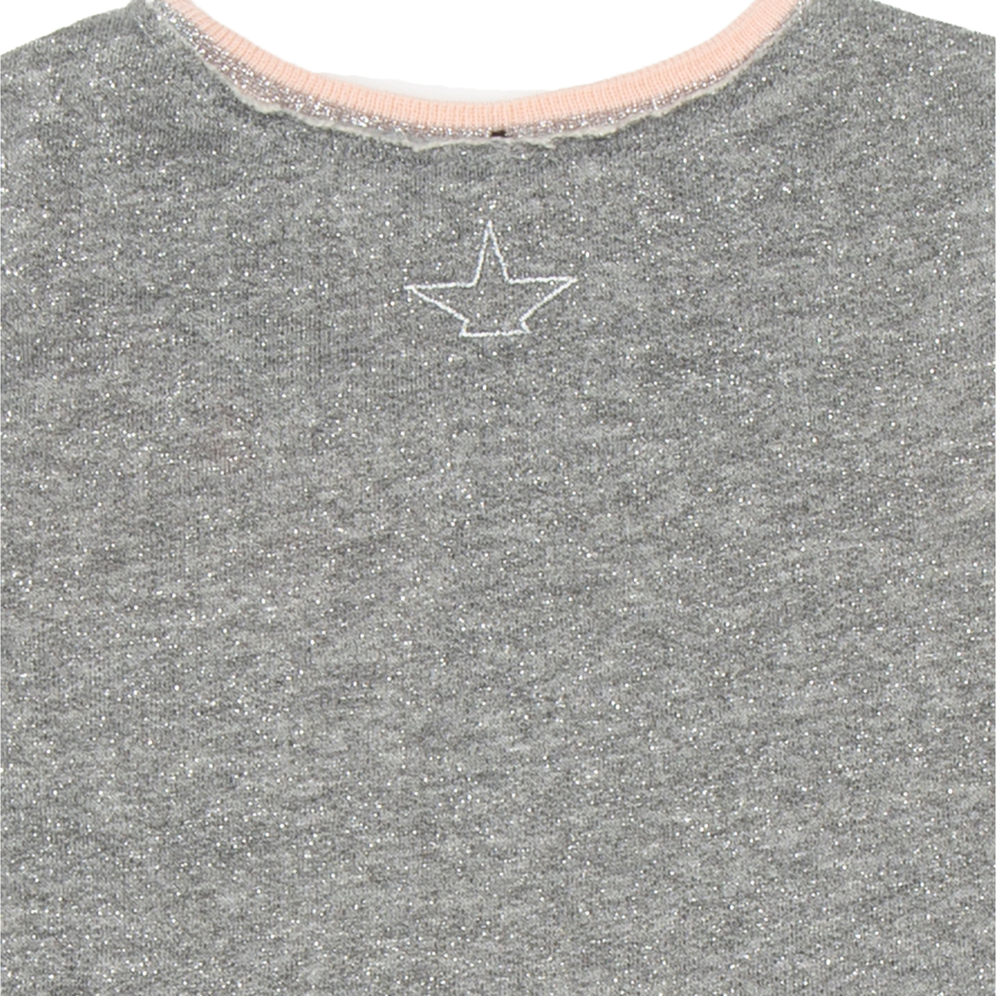 Abito bimba in felpa grigio glitterato Macchia J vista2