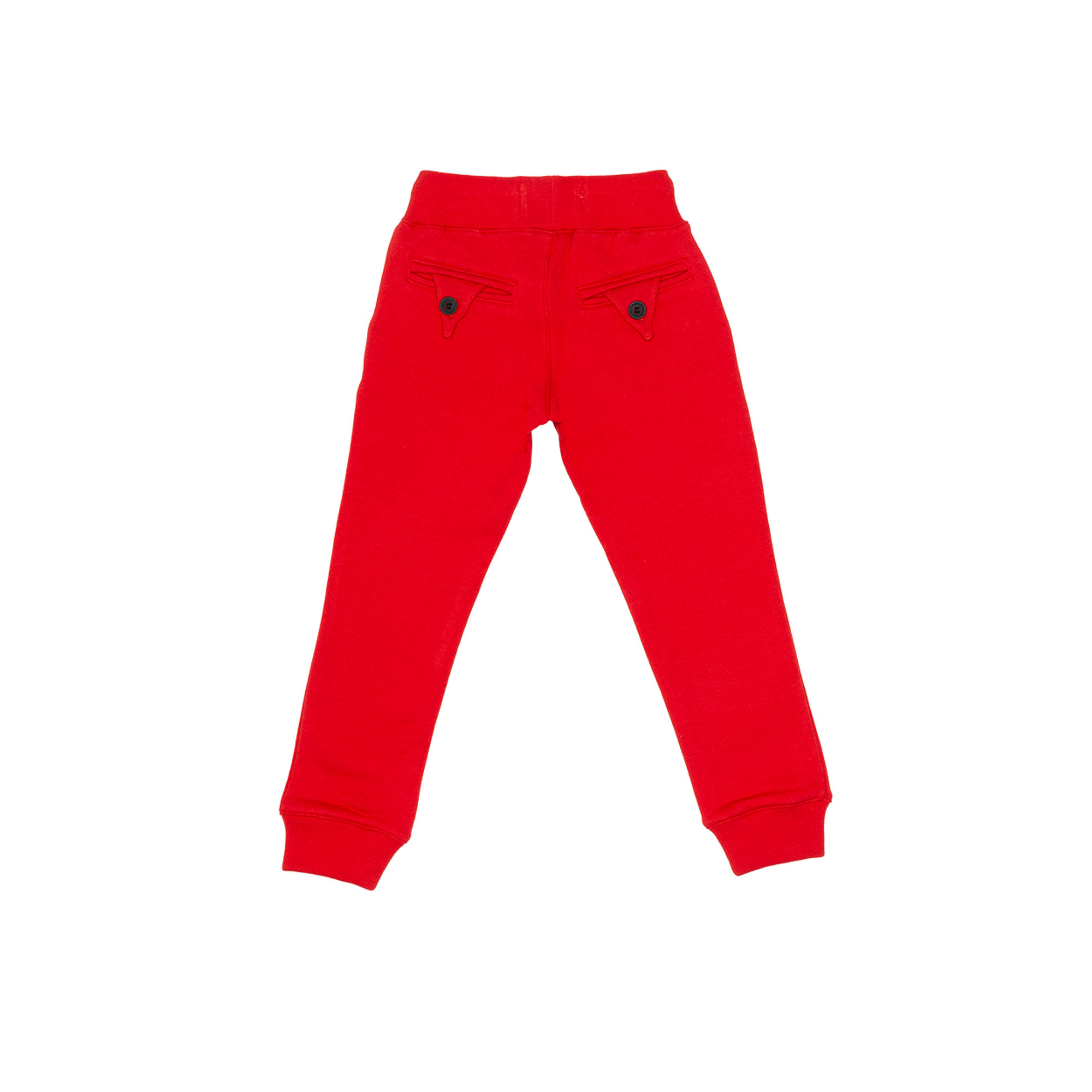Pantalone in felpa rosso Macchia J vista1