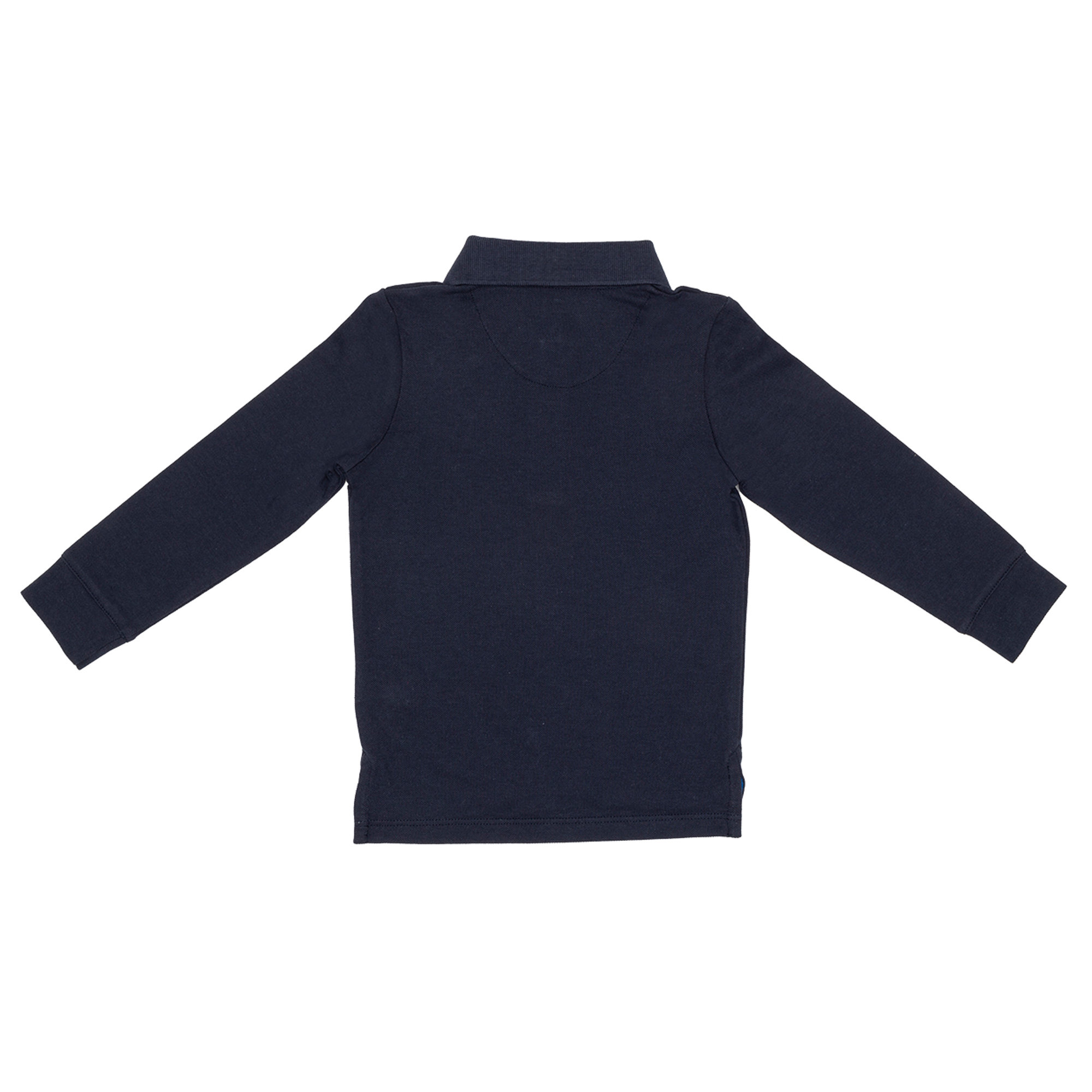 Polo in cotone a maniche lunghe con colletto Macchia J vista1