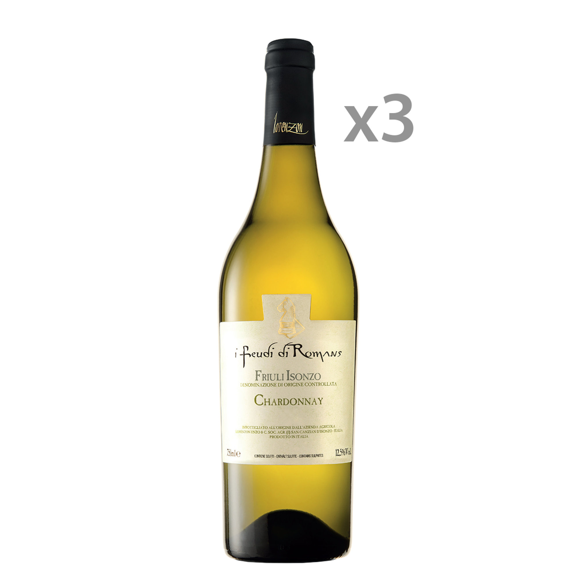 3 bottiglie - Chardonnay DOC 2021 I Feudi di Romans vista0