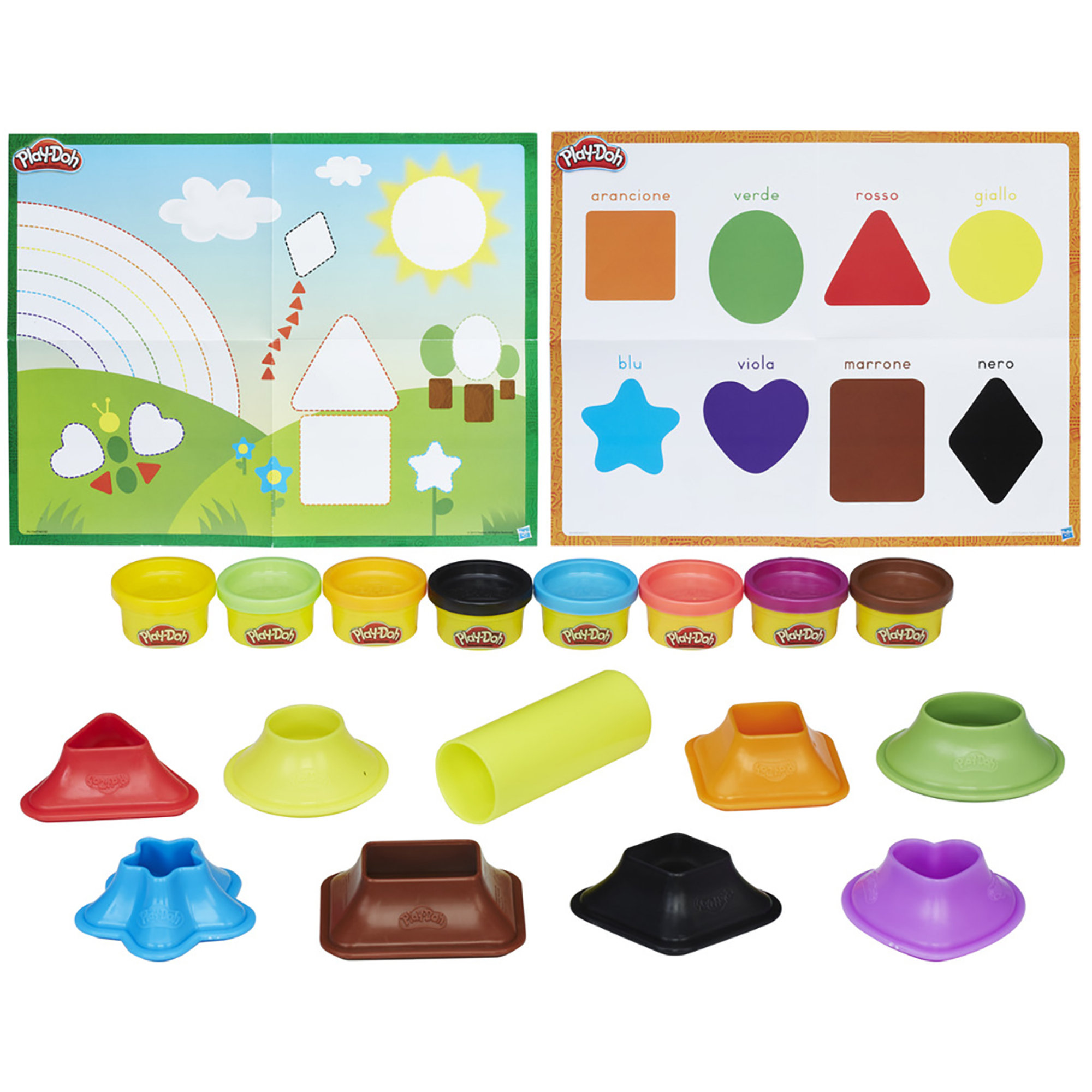 Playdoh Colors and Shapes Giochi Hasbro vista1