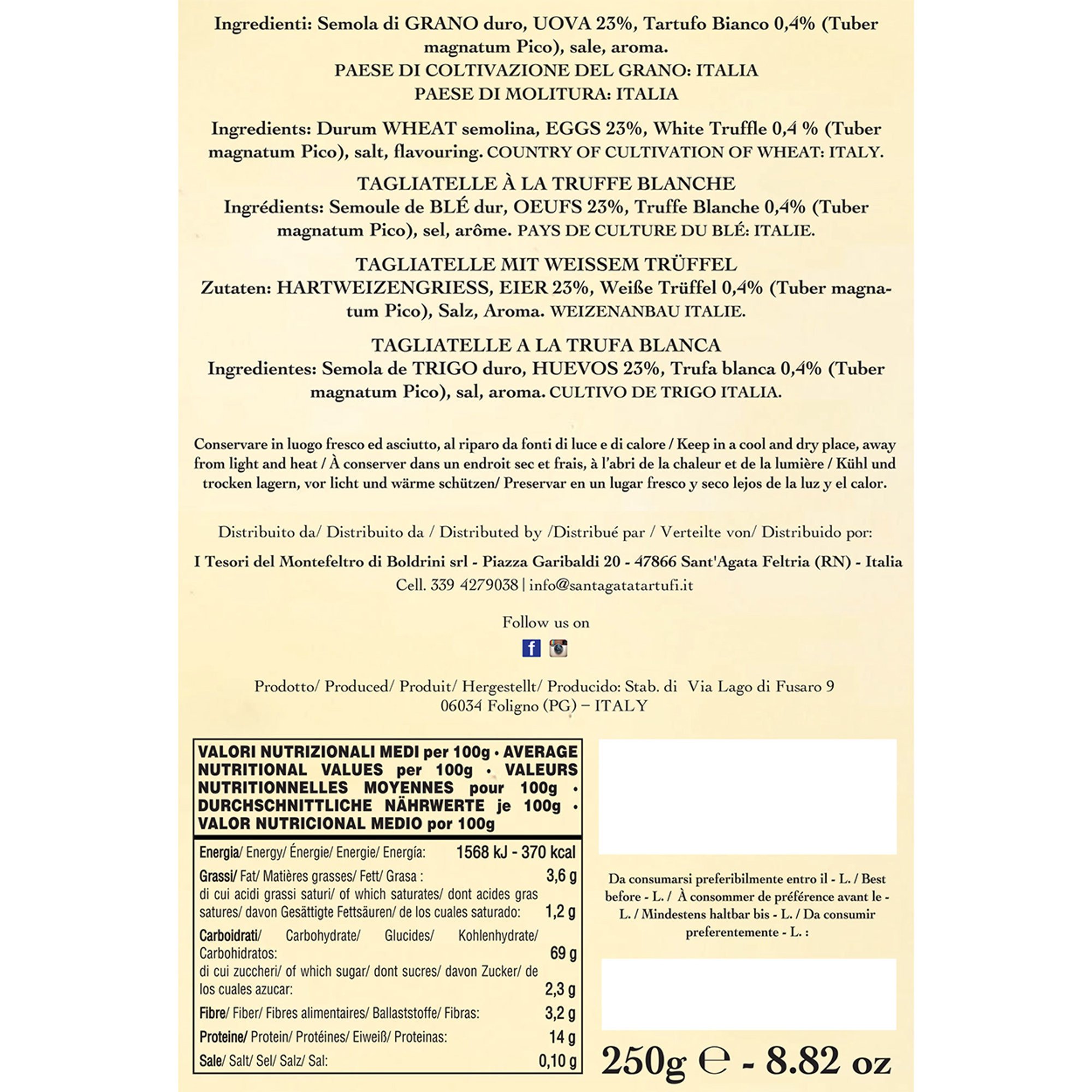 Box Proeverij "Eerste gangen met truffel" - 5 truffelproducten Sant'Agata Feltria Tartufi vista4