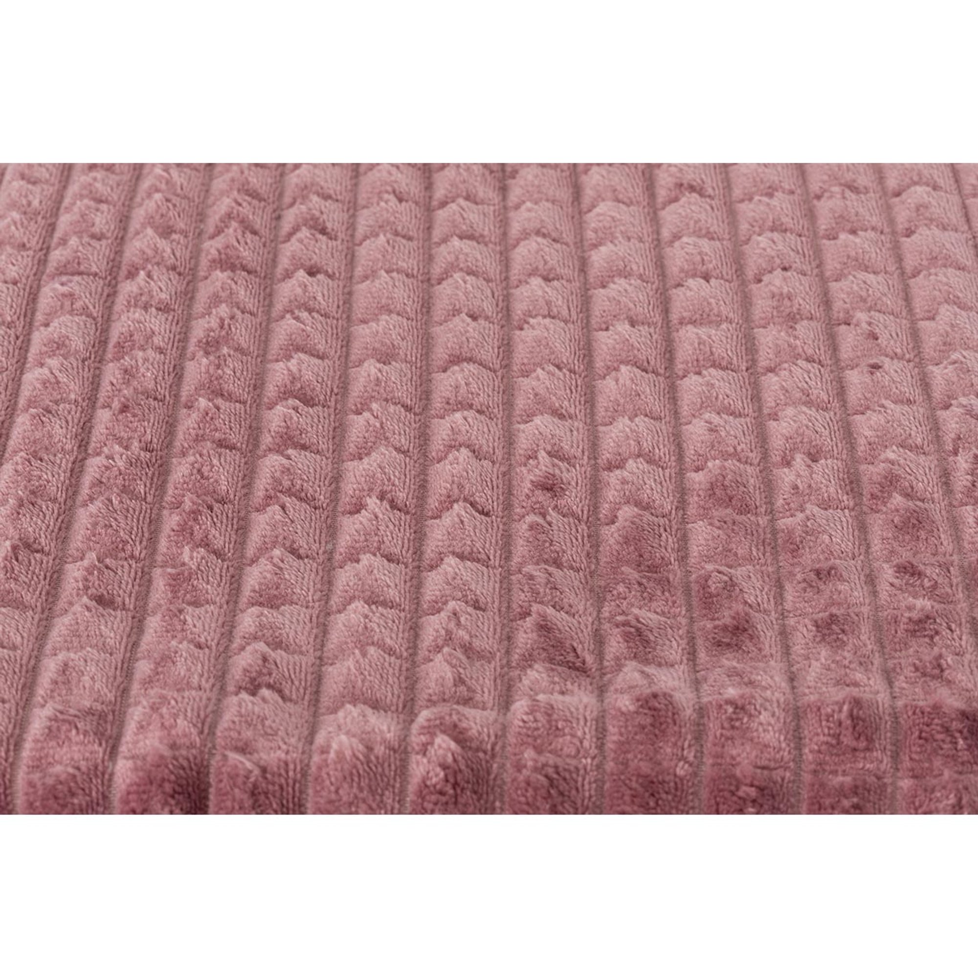 Plaid 130x170 Diamante, malva Cavalieri per la casa vista2