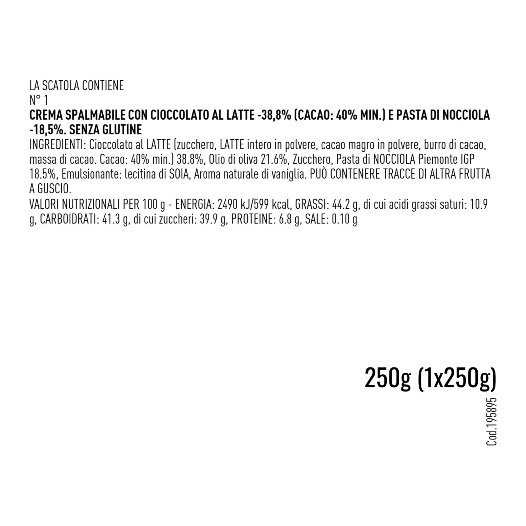 3 pots - Crèmes "Suprema Nocciola, Fondente et Gianduia 50%" Venchi vista1