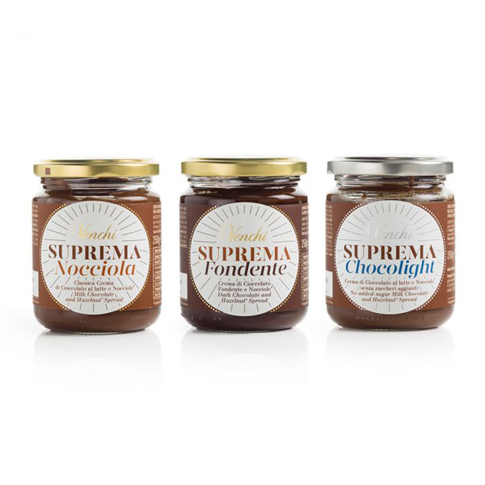 degustazione suprema nocciola, fondente e nocciola chocolight g 750 Venchi vista0