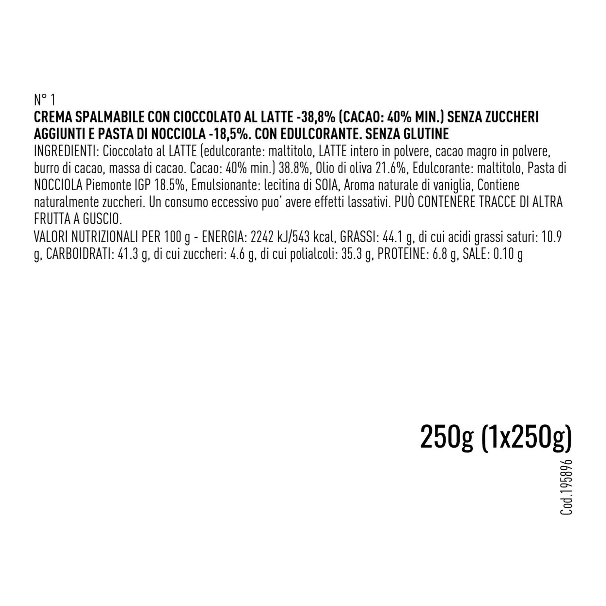 degustazione suprema nocciola, fondente e nocciola chocolight g 750 Venchi vista3