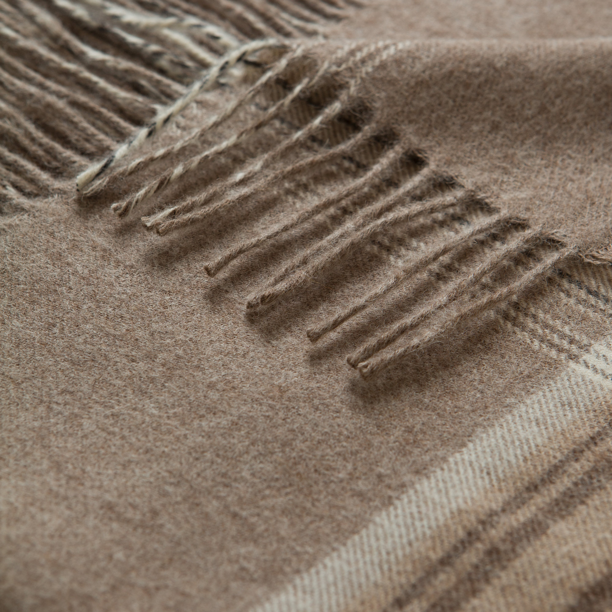 Plaid DIANA ALPACA, beige Lane Rossi Natale vista1