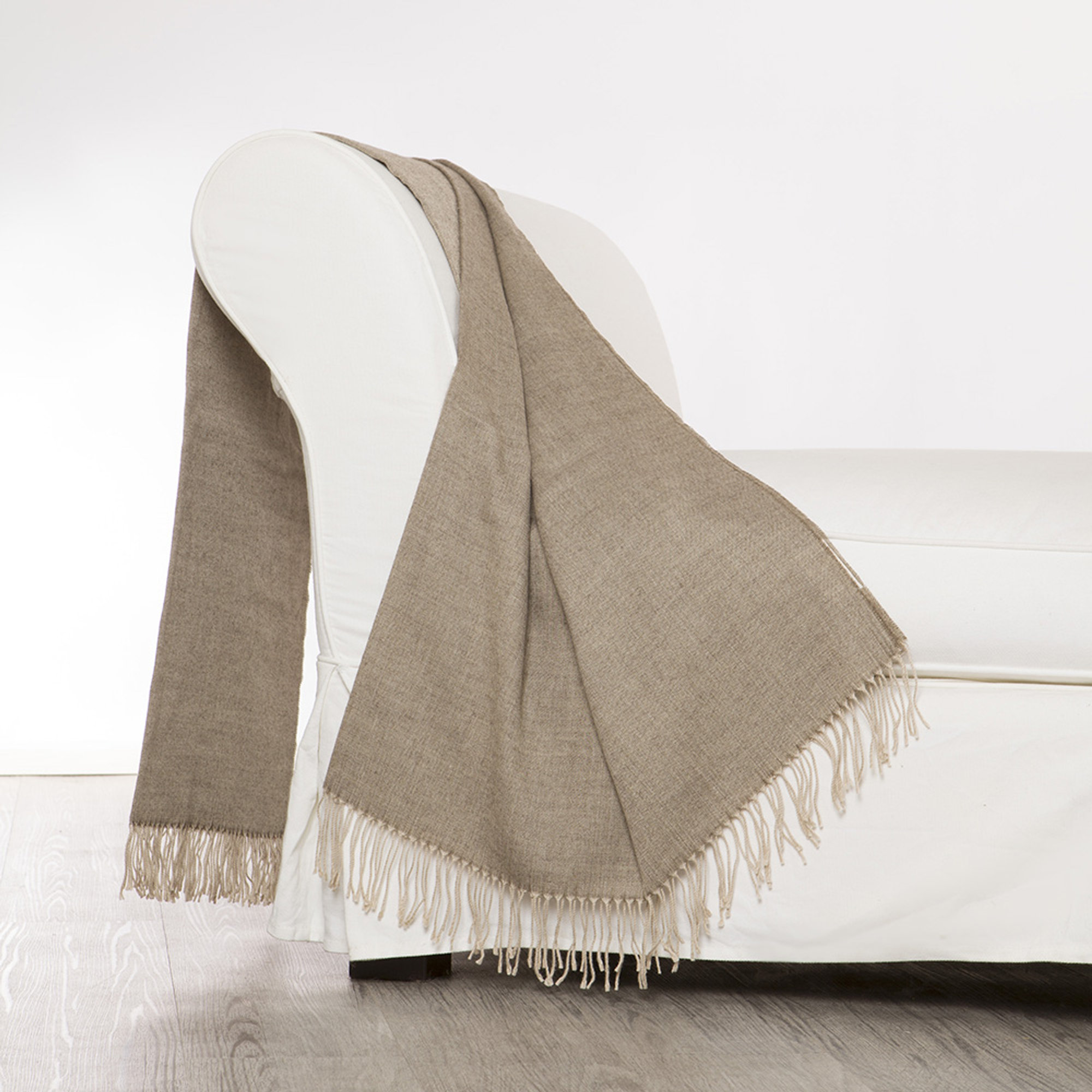 Plaid VOILE, marrone Lane Rossi Natale vista1