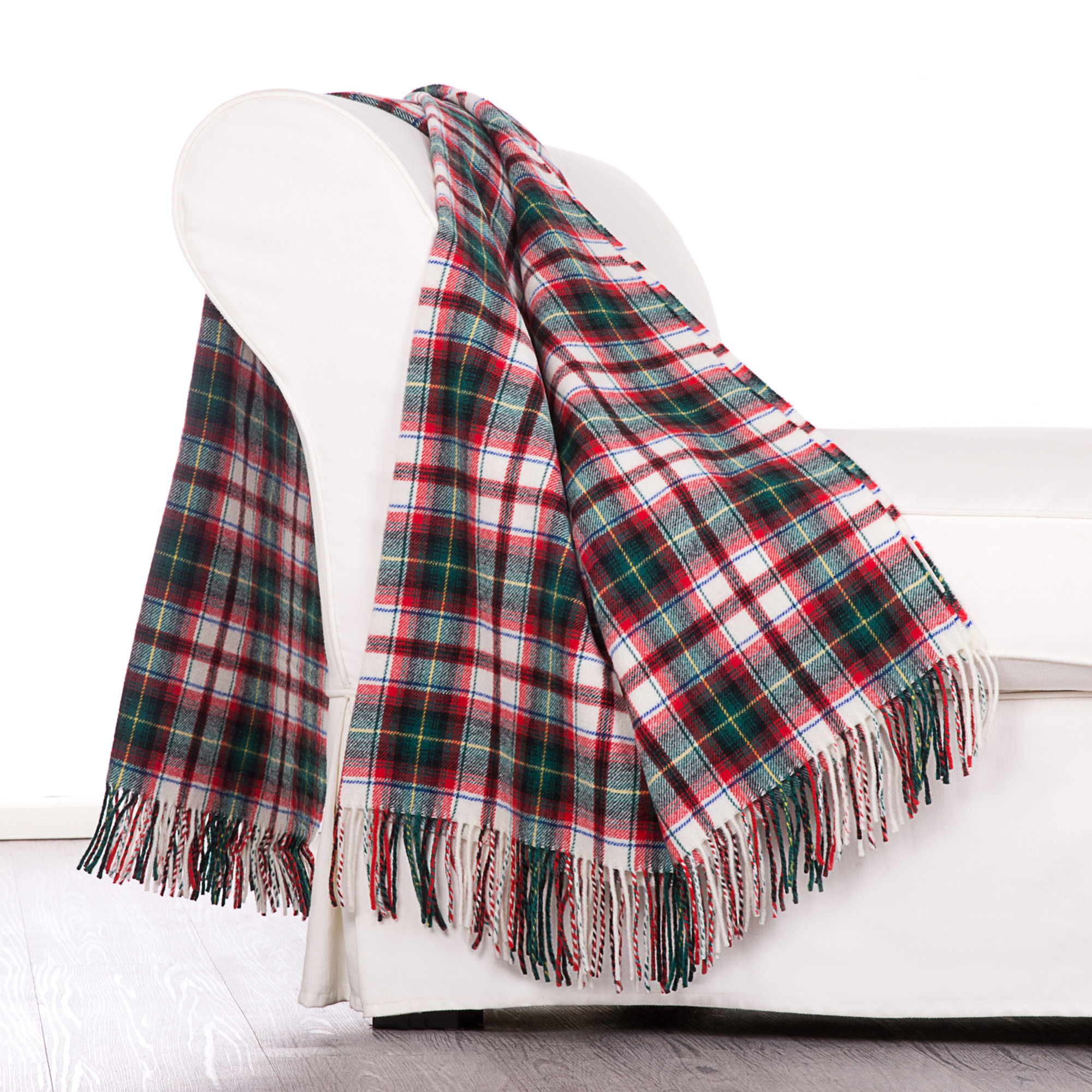 Plaid CANAZEI Lane Rossi Natale vista2