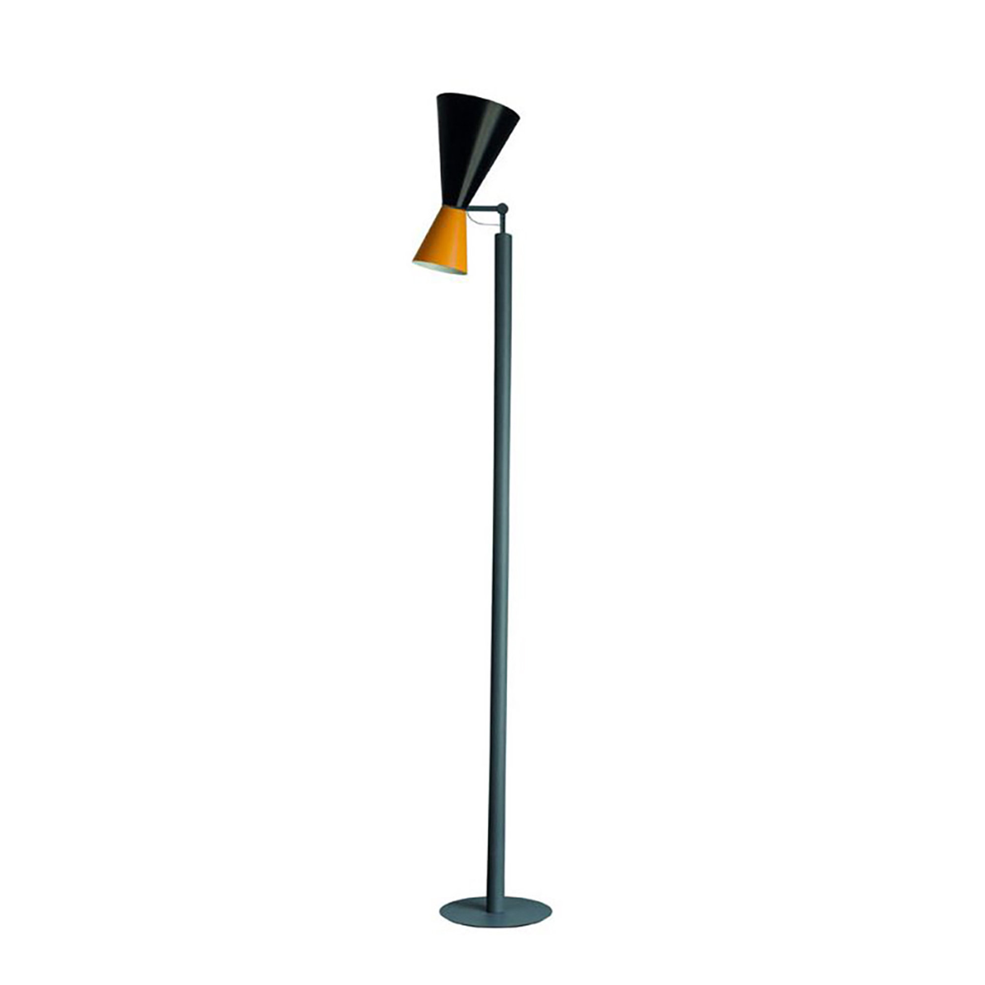 Lampada da terra Parliament, nero/giallo Nemo Luci vista0