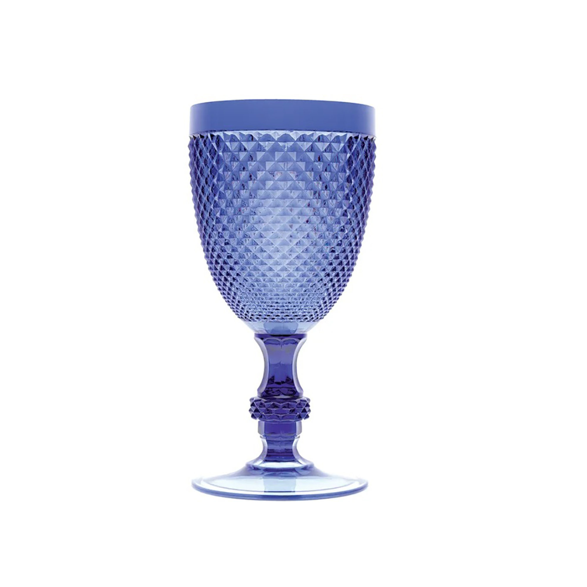 Set 6 calici Diamond, blu Tavola di Natale vista0