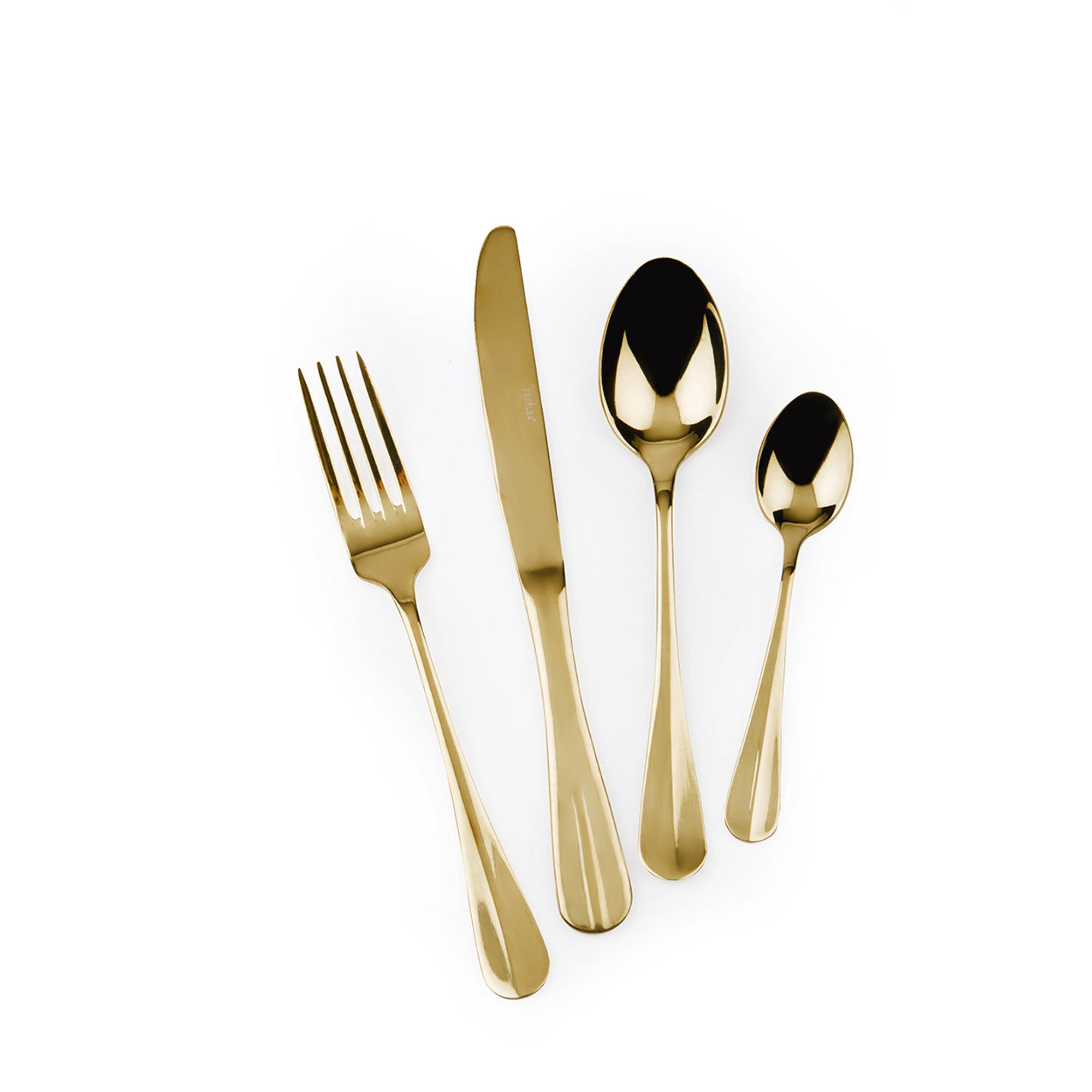 Servizio posate 24 pz. Elite, oro Tavola delle feste vista1
