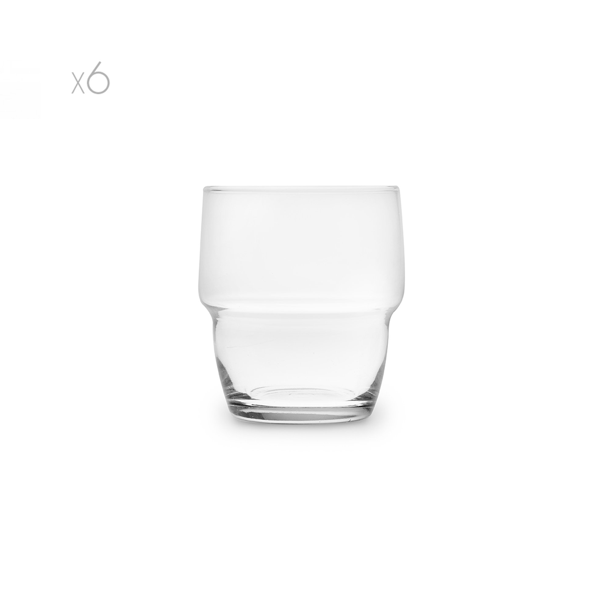 Set 6 bicchieri acqua Stoccolma, trasparente Tavola delle feste vista0