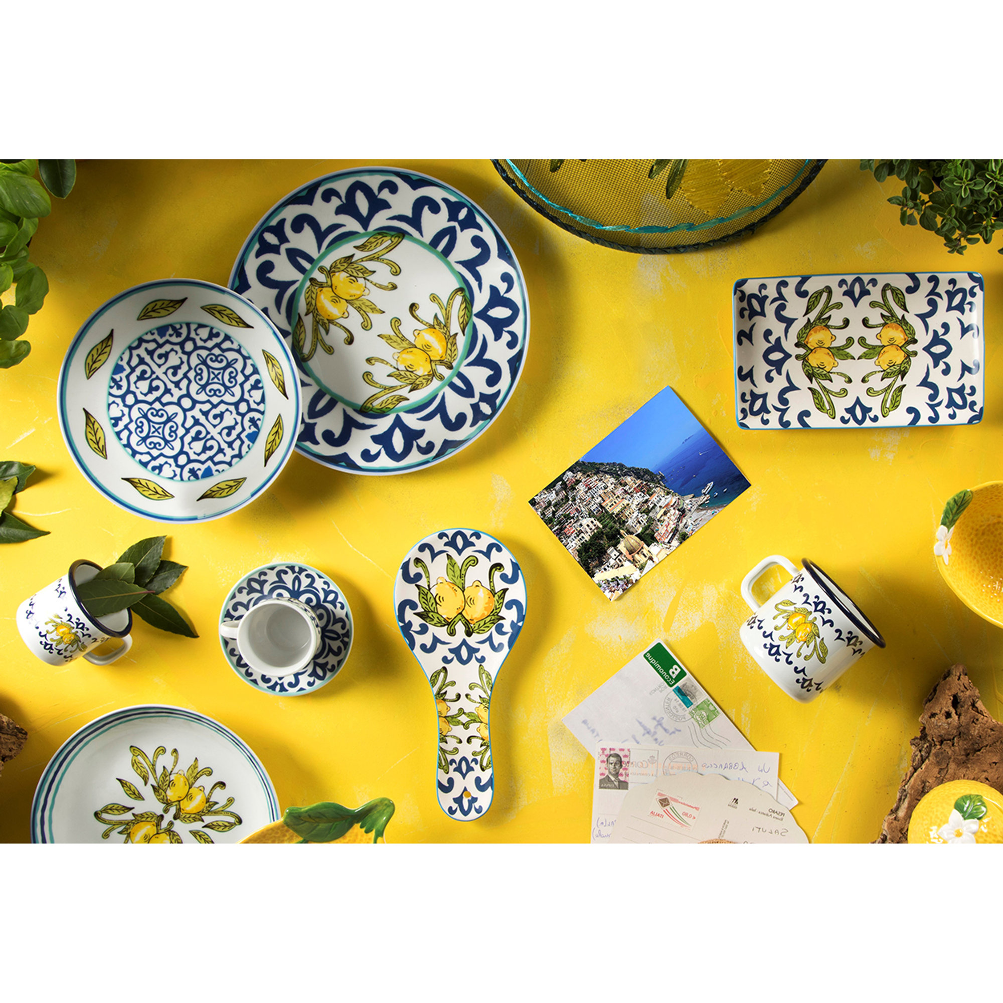 Set 2 mug Amalfi, multicolore Tavola delle feste vista1