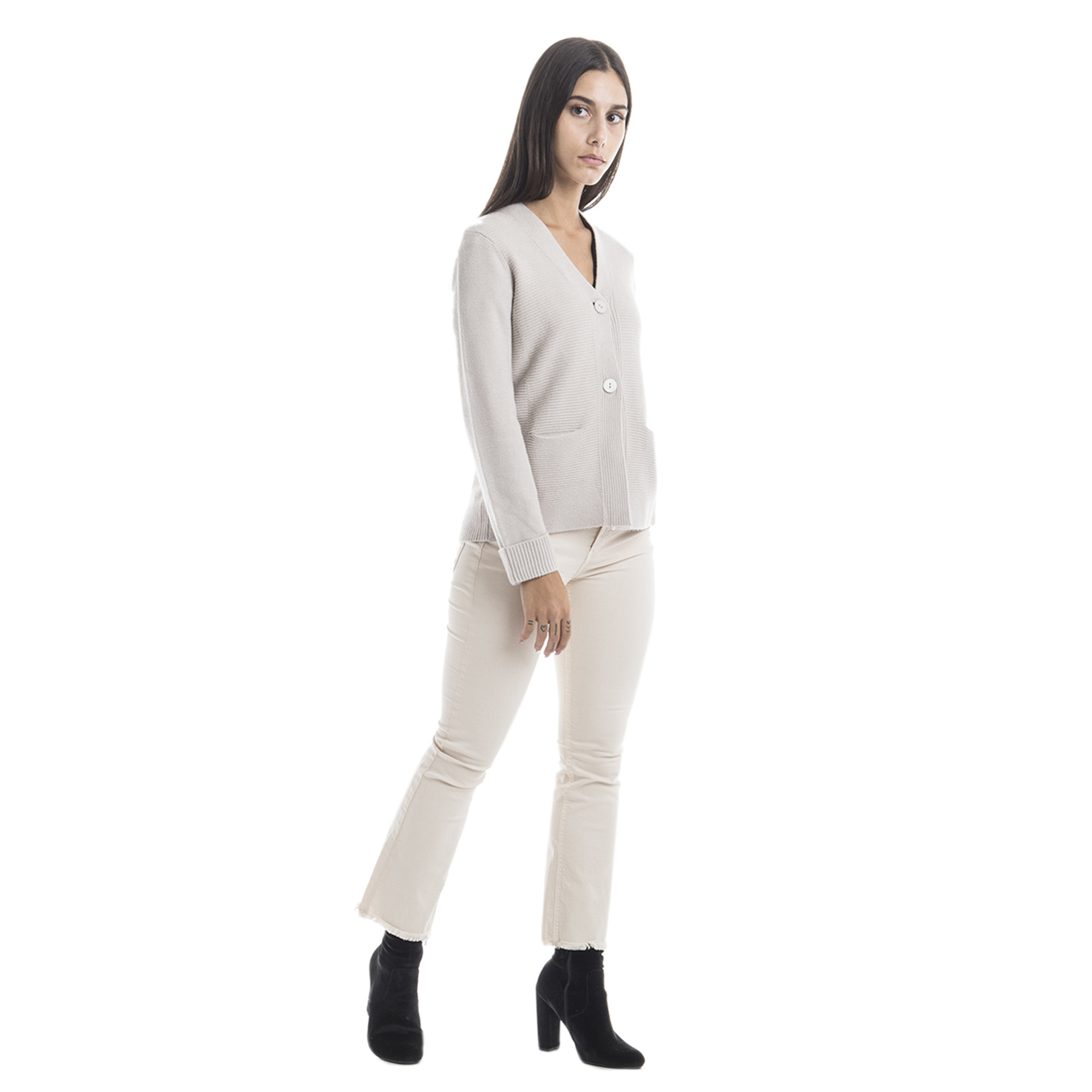 Cardigan ghiaccio Sandro Ferrone vista3