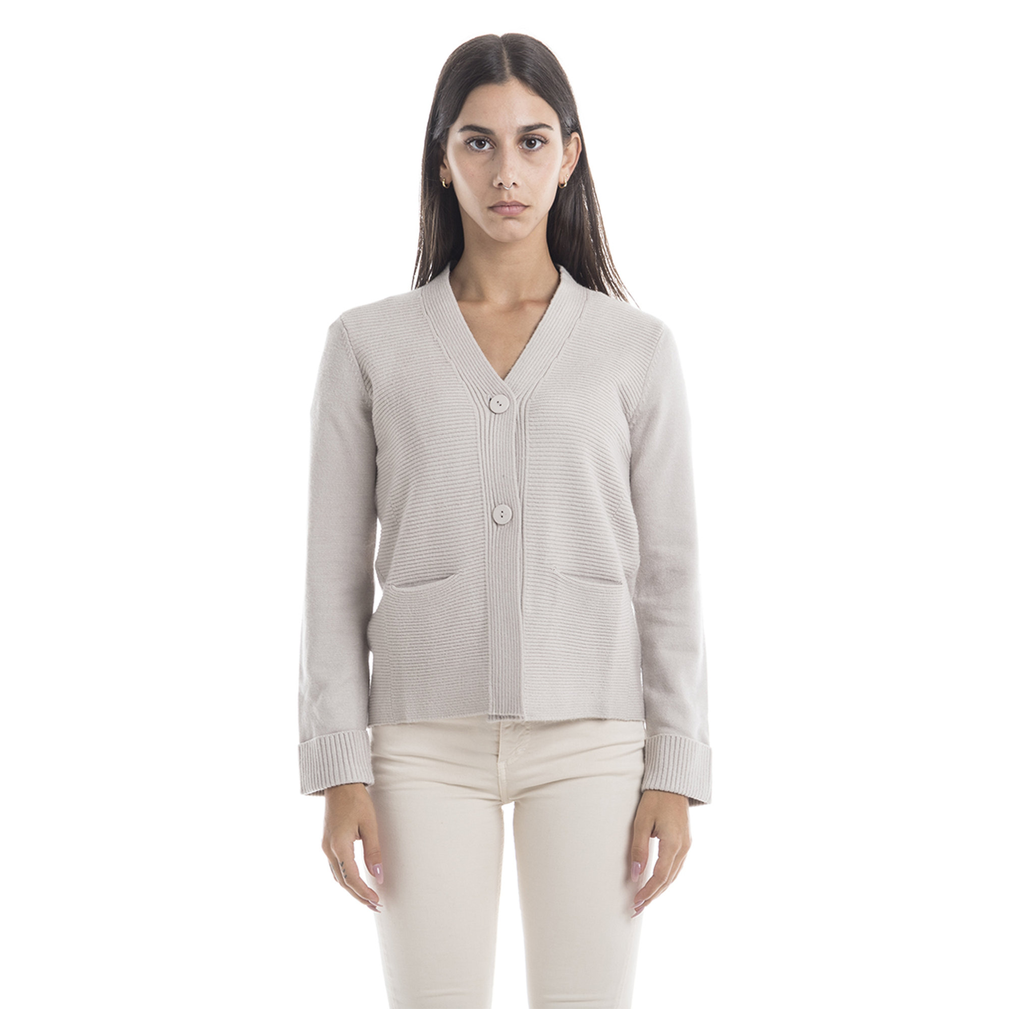 Cardigan ghiaccio Sandro Ferrone vista0
