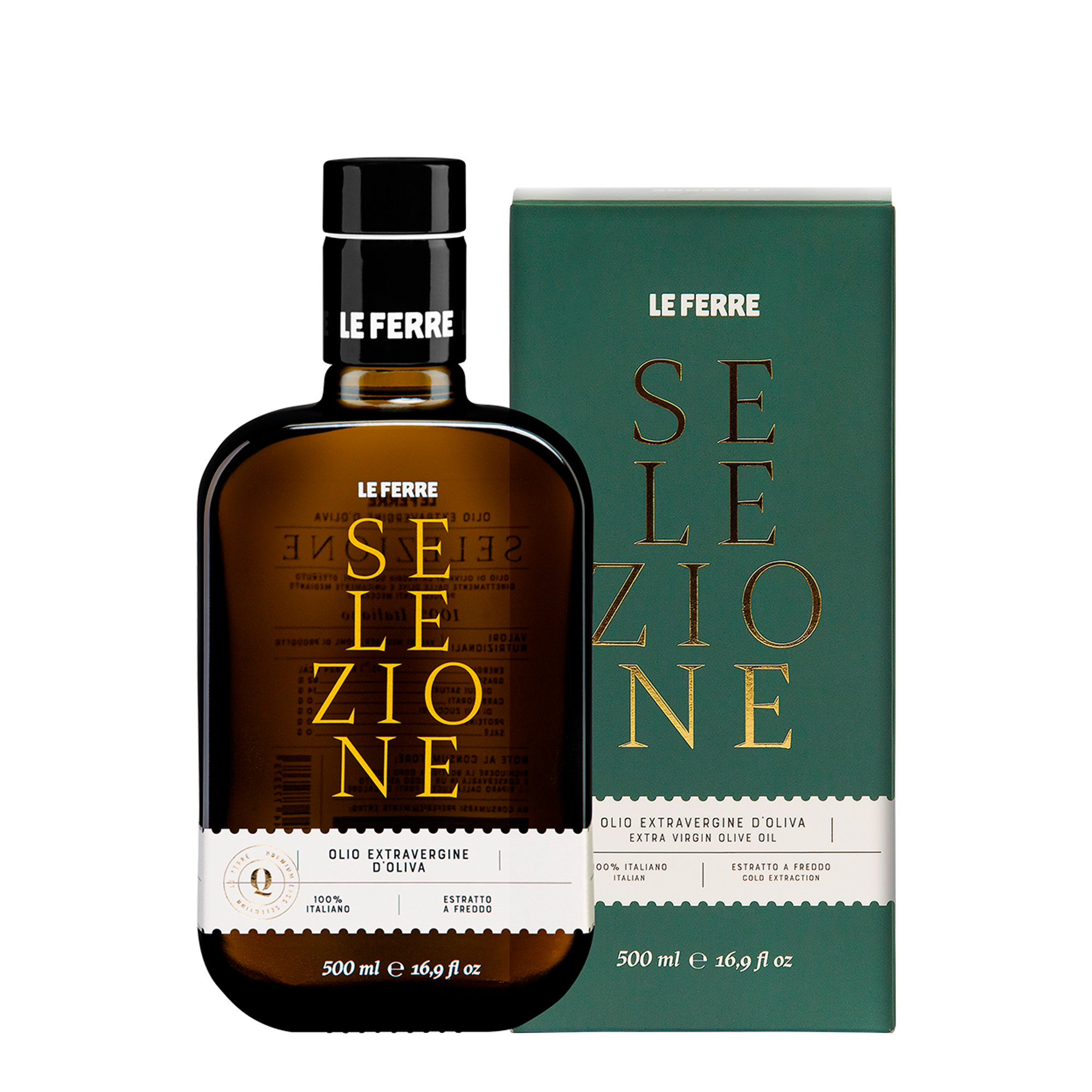 3 bottiglie - Olio Extravergine d'Oliva da 0,50 lt. "SELEZIONE" Le Ferre vista1