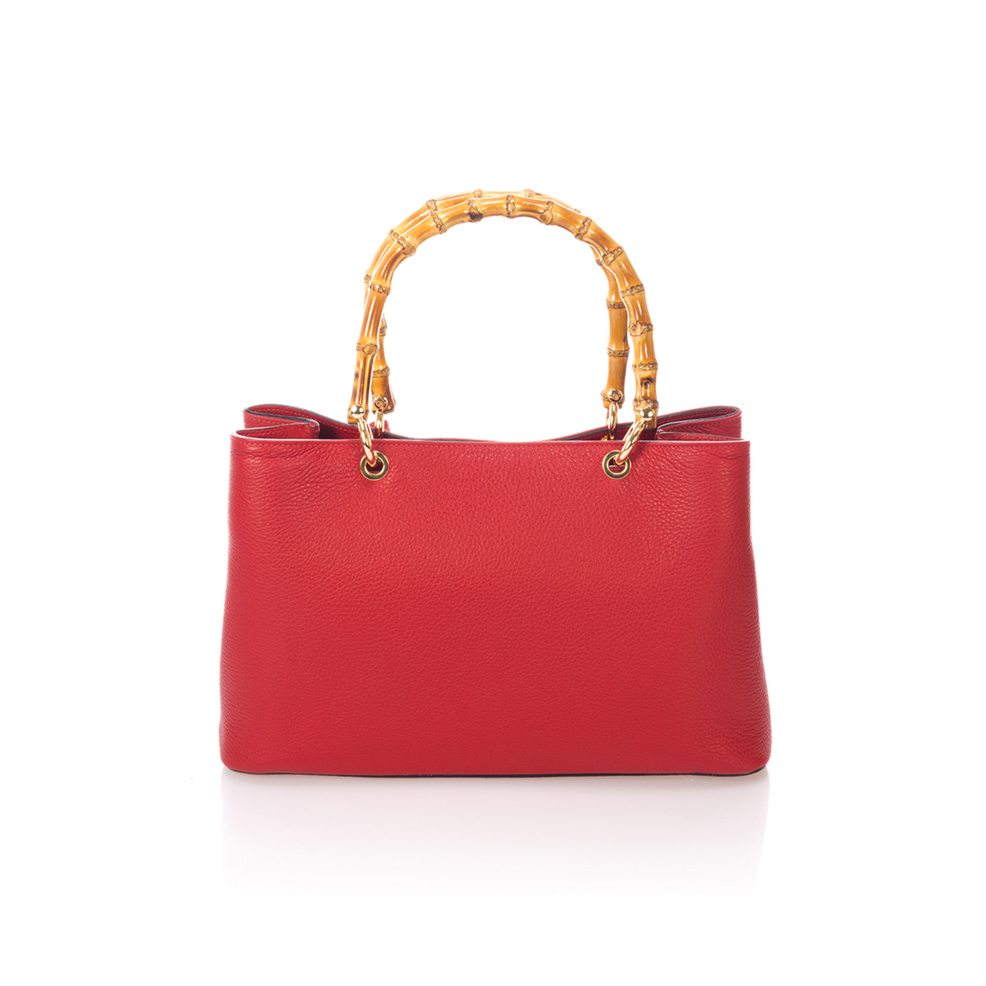 Borsa a spalla rossa Markese vista2