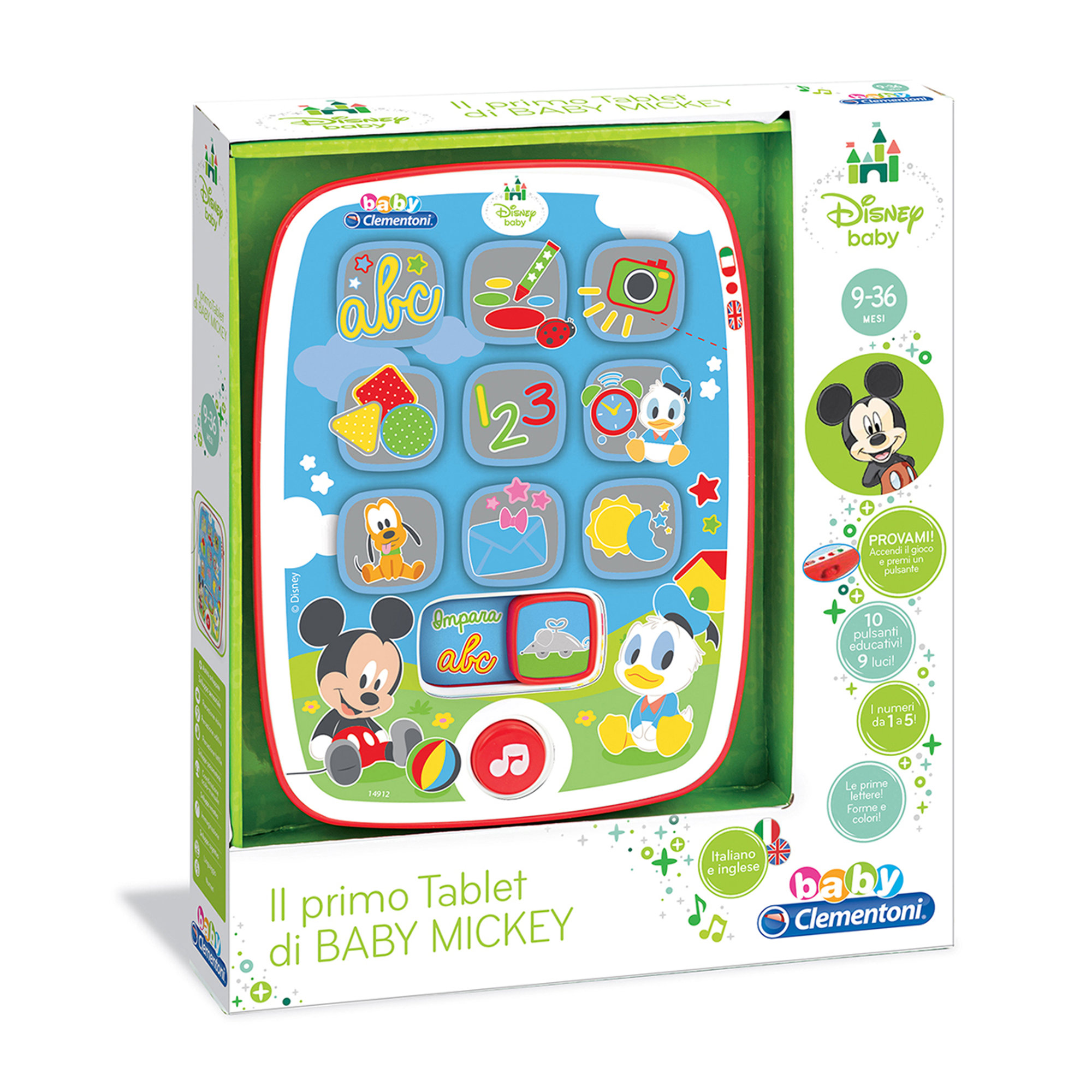 Primera tableta Baby Mickey BABY CLEMENTONI WALT DISNEY Clementoni vista0
