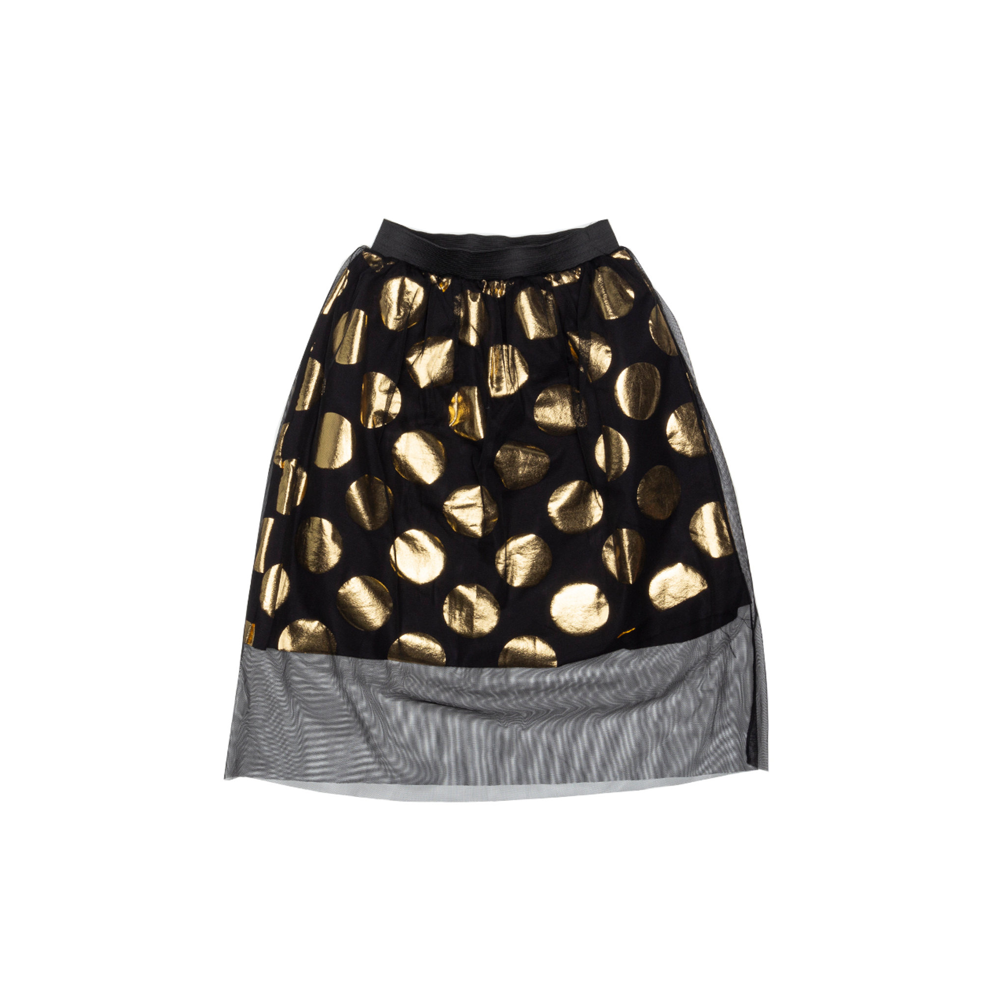 Gonna a pois nero e oro con tulle FUNBEE vista1