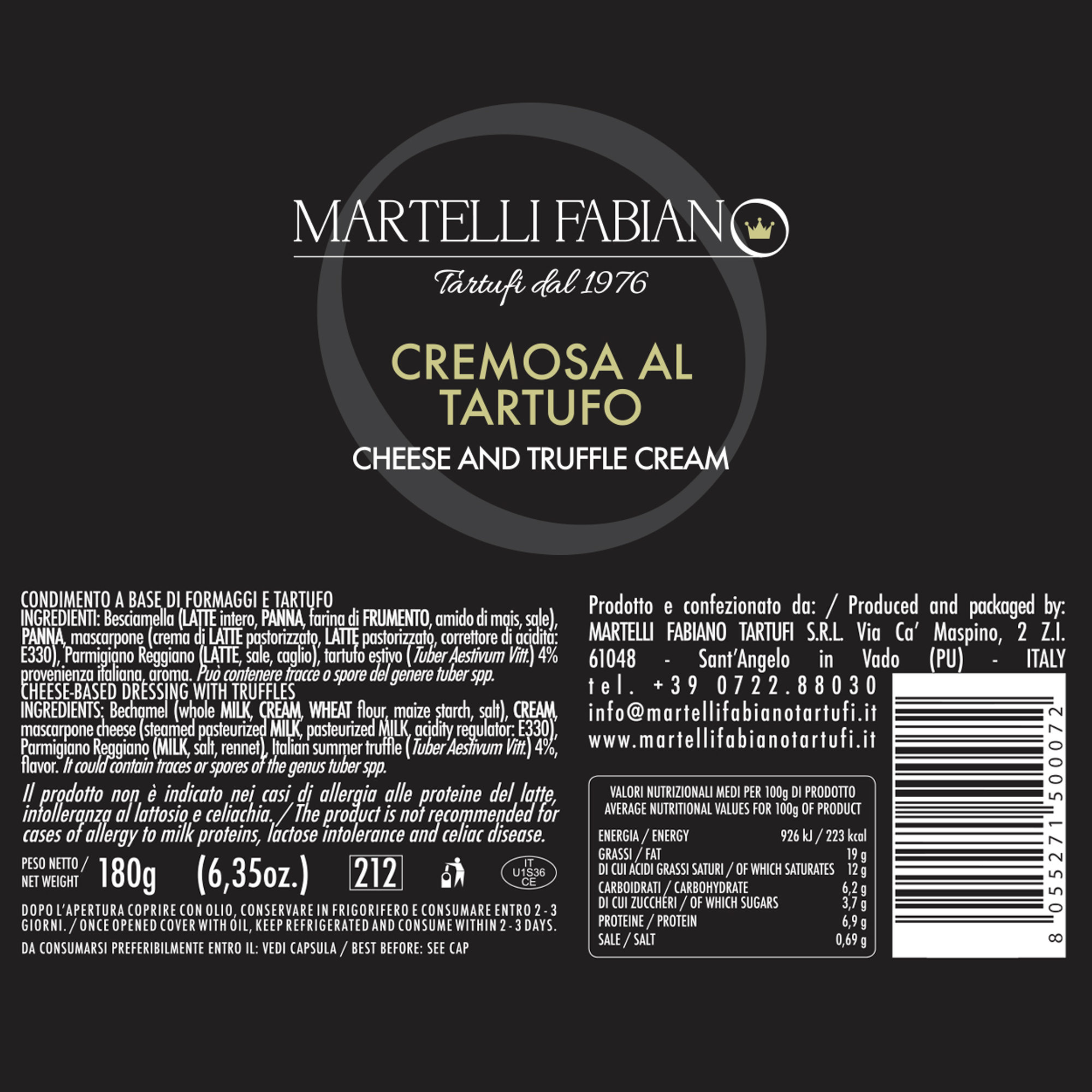 Confezione Regalo Ebe Tris Salse al Tartufo 180g Martelli Fabiano Tartufi vista1