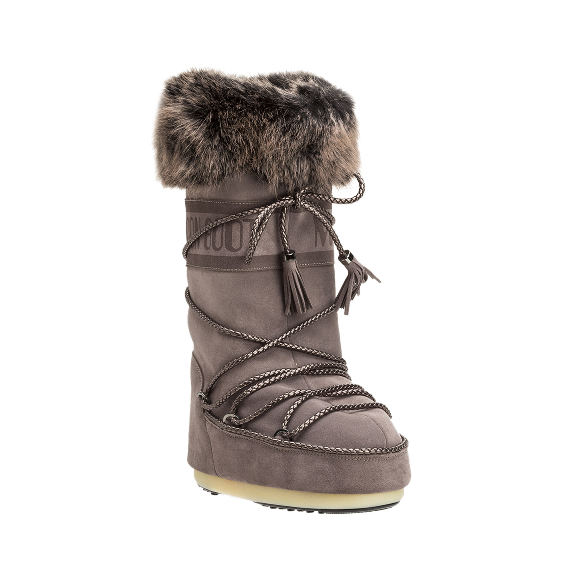 Stivali doposcì Velvet malva Moon Boot vista1