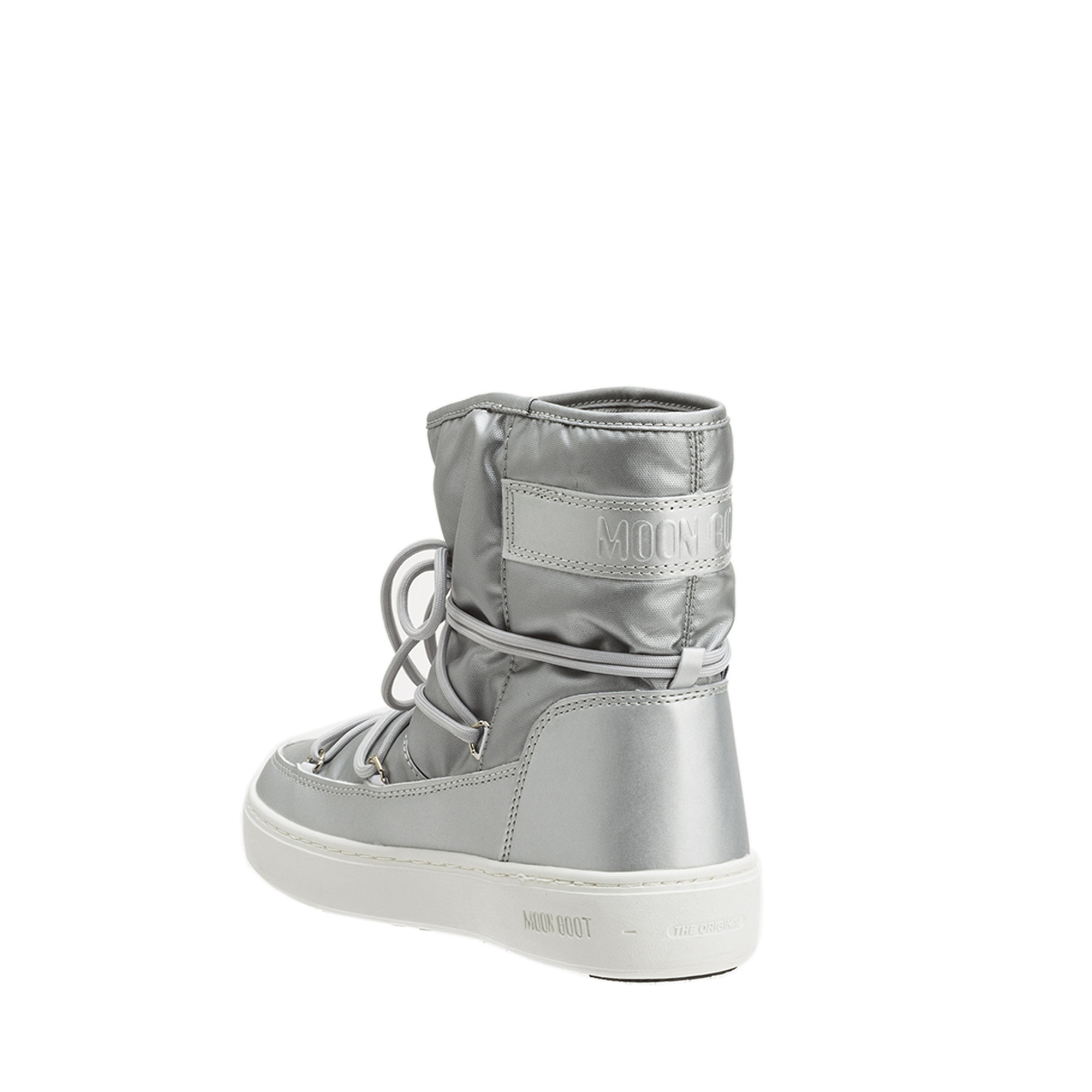 Stivali Pulse nylon plus argento Moon Boot vista1