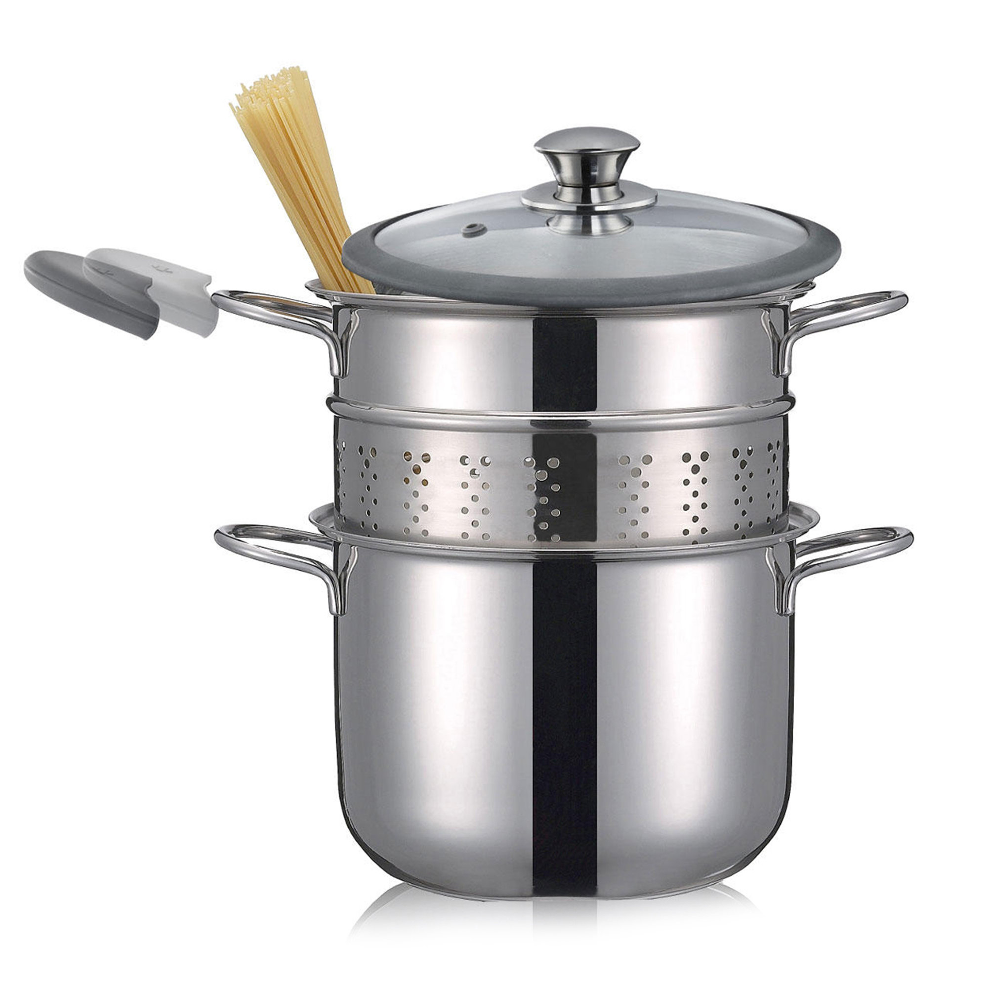 Set pasta PREMIUM, acciaio Inoxriv vista0