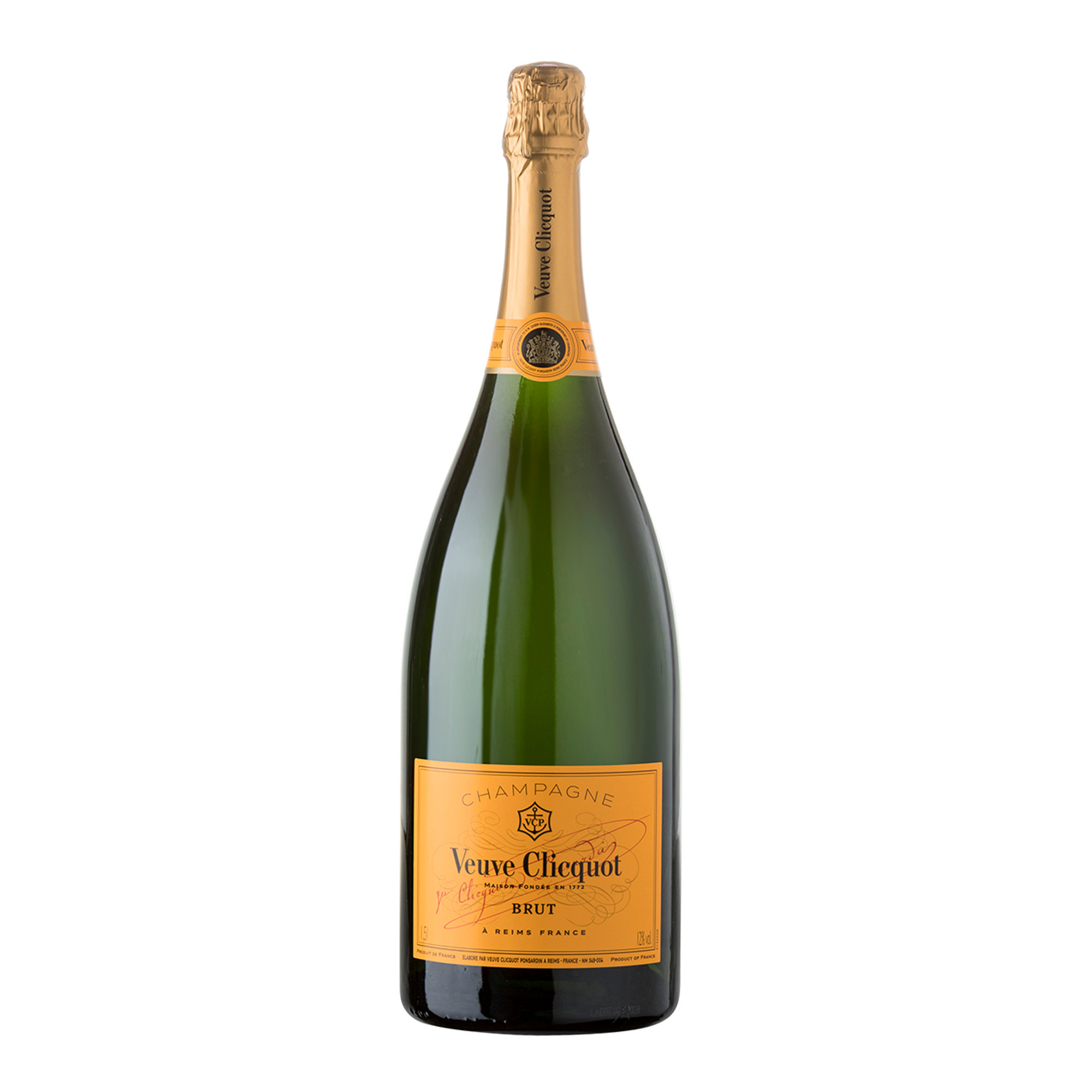 1 botella Magnum - Etiqueta amarilla champán en caja Veuve Clicquot vista1